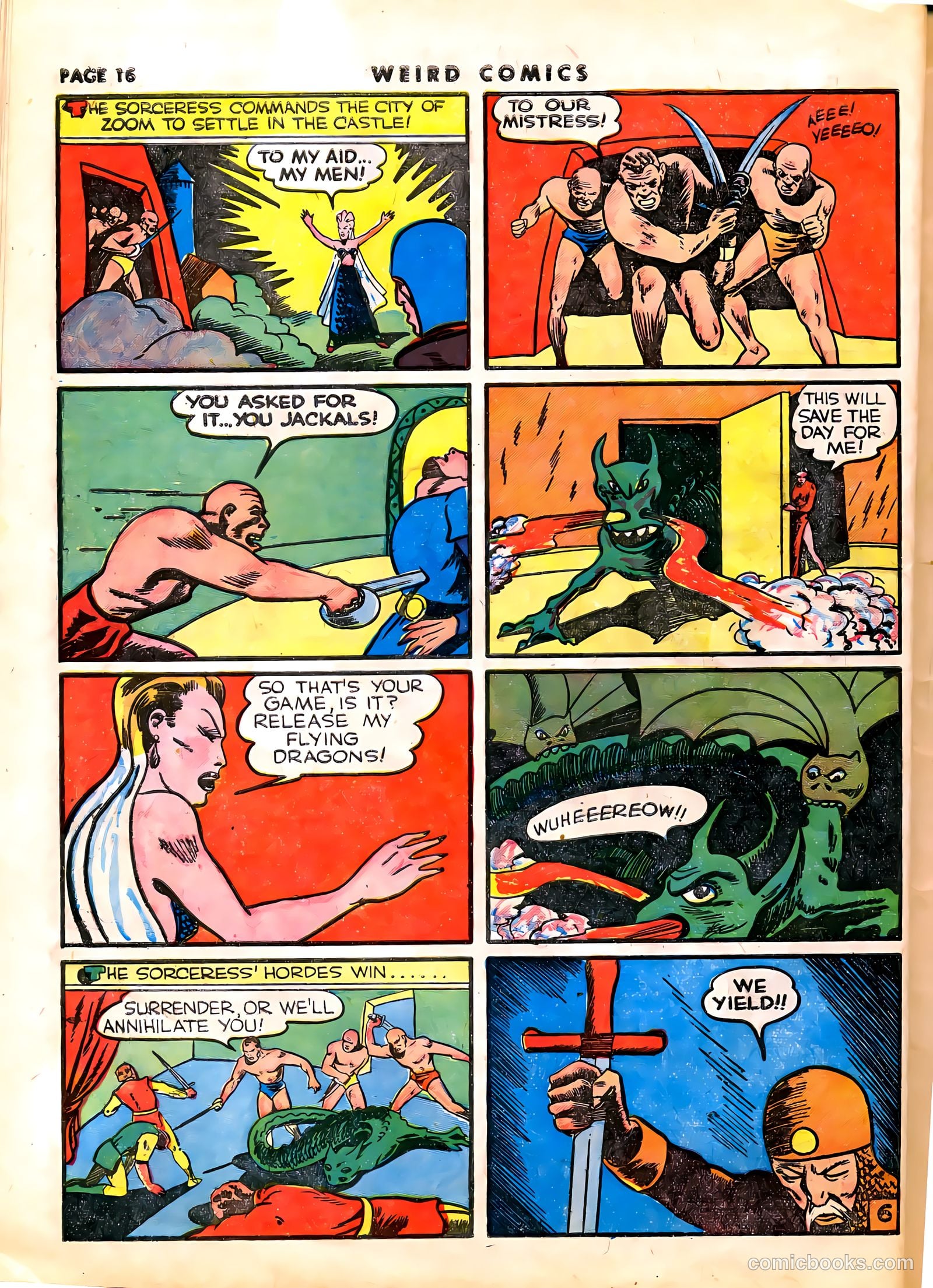 Weird Comics #7 (1940) — page 19 of 69