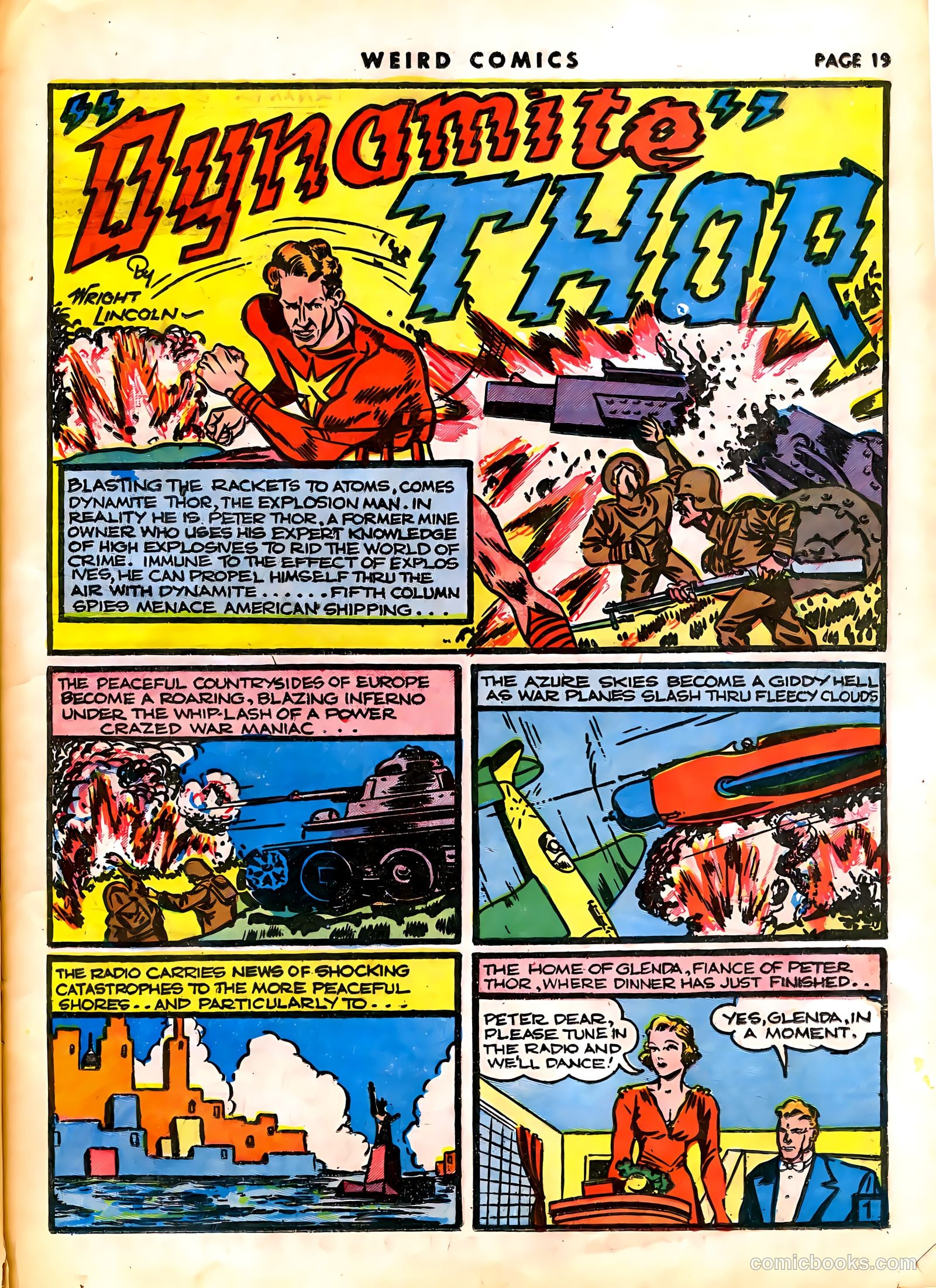 Weird Comics #7 (1940) — page 22 of 69