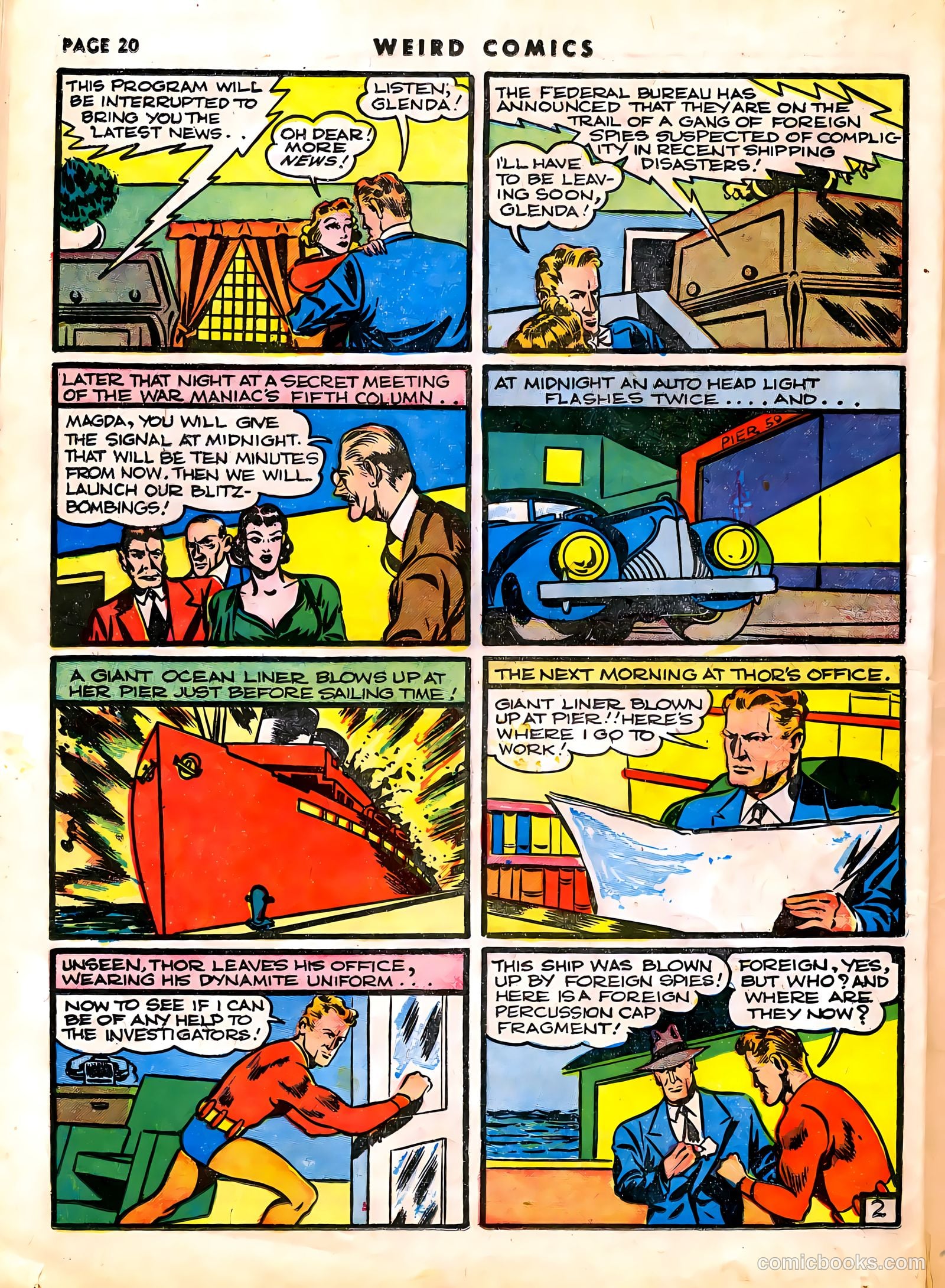 Weird Comics #7 (1940) — page 23 of 69