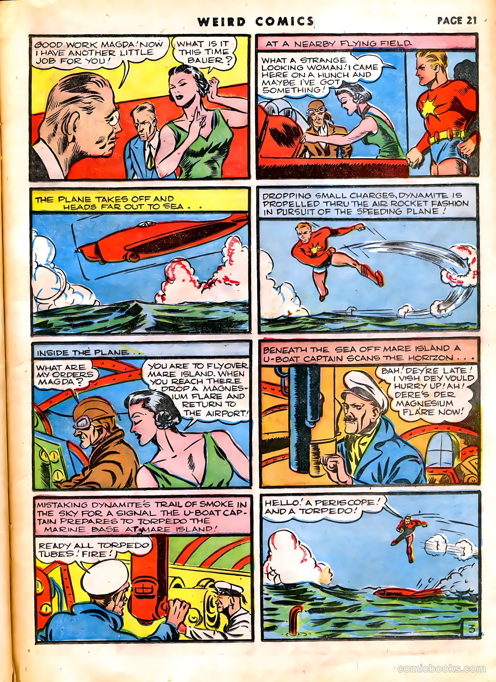 Weird Comics #7 (1940) — page 24 of 69
