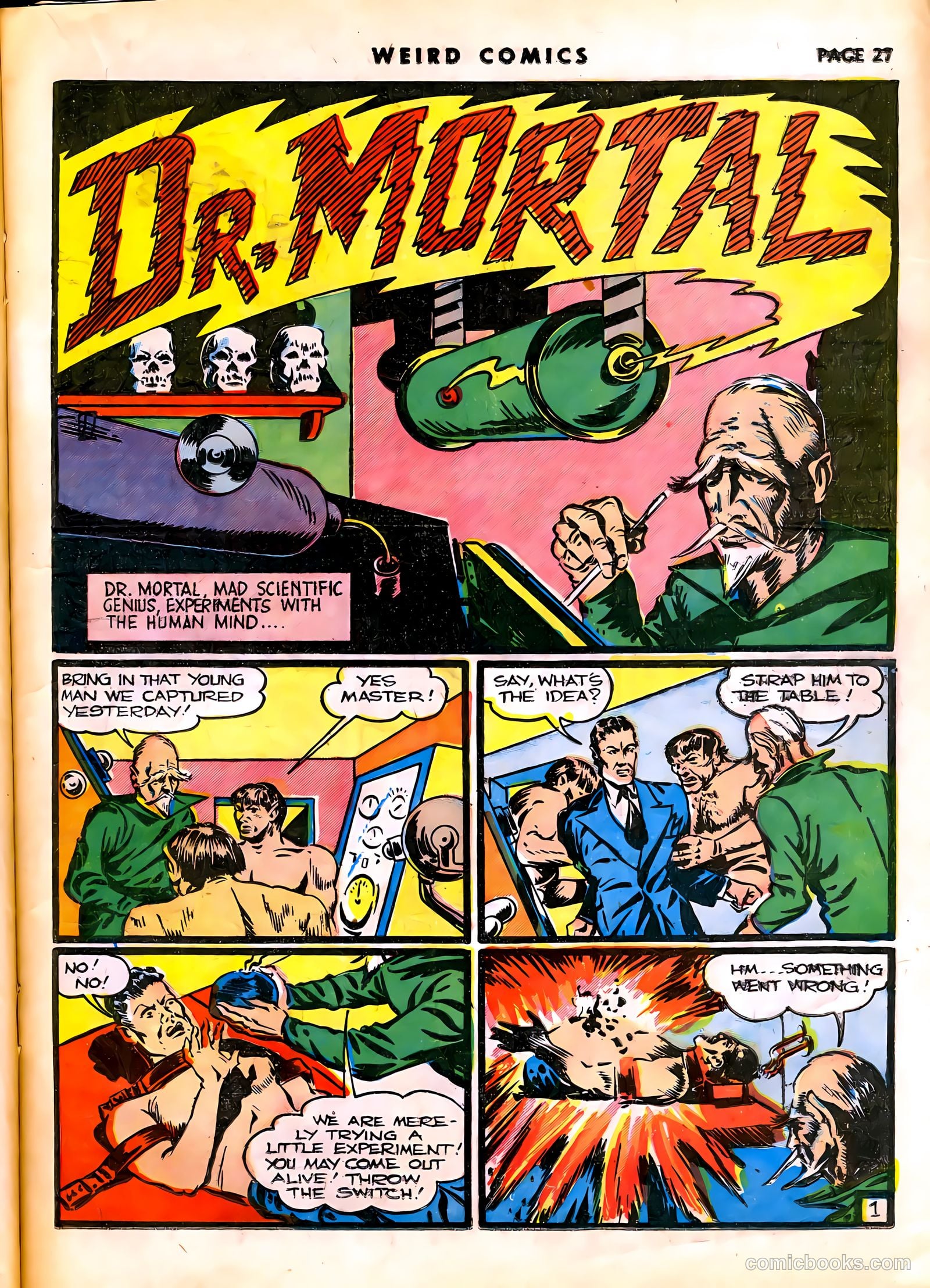 Weird Comics #7 (1940) — page 30 of 69