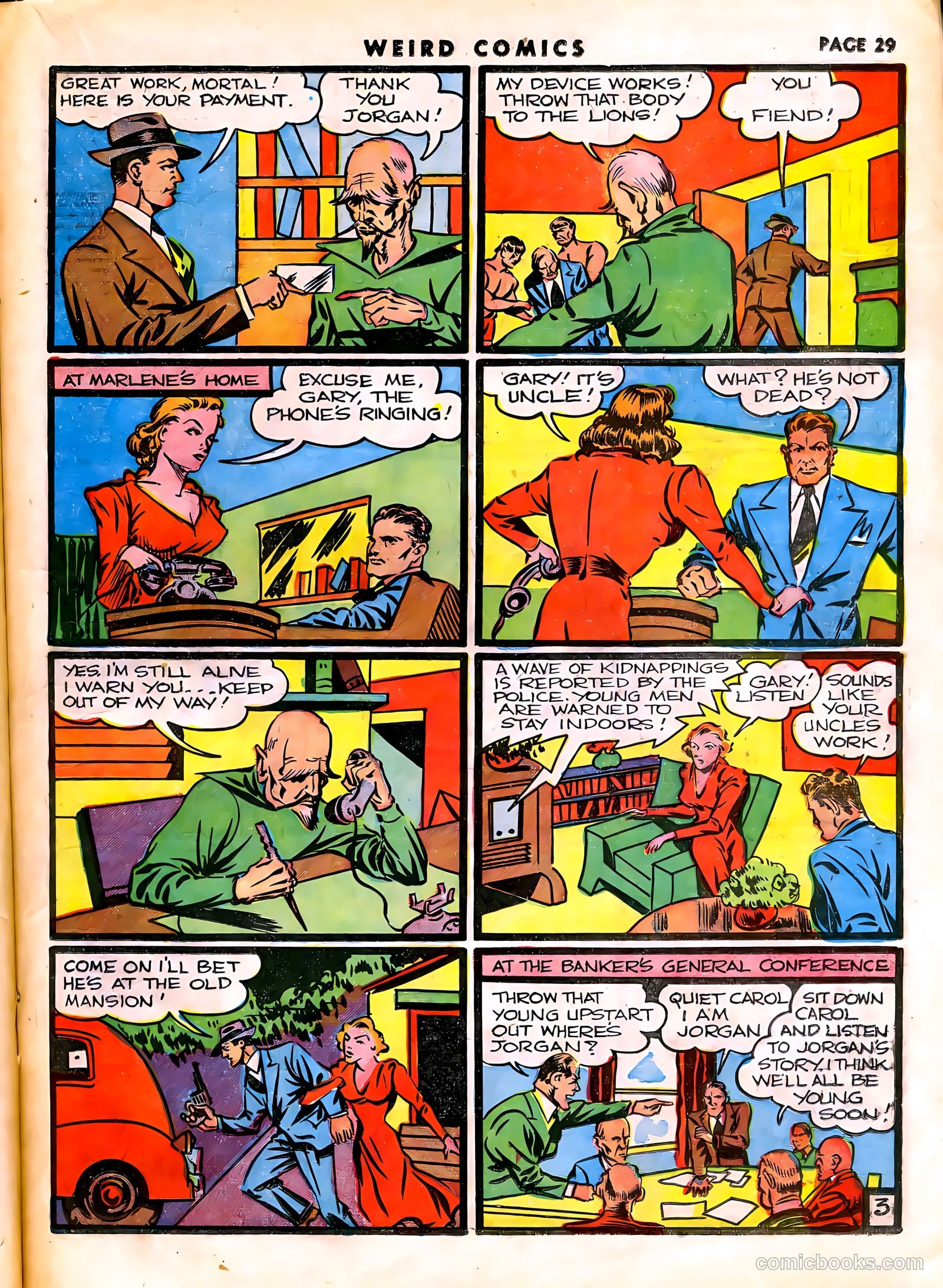 Weird Comics #7 (1940) — page 32 of 69