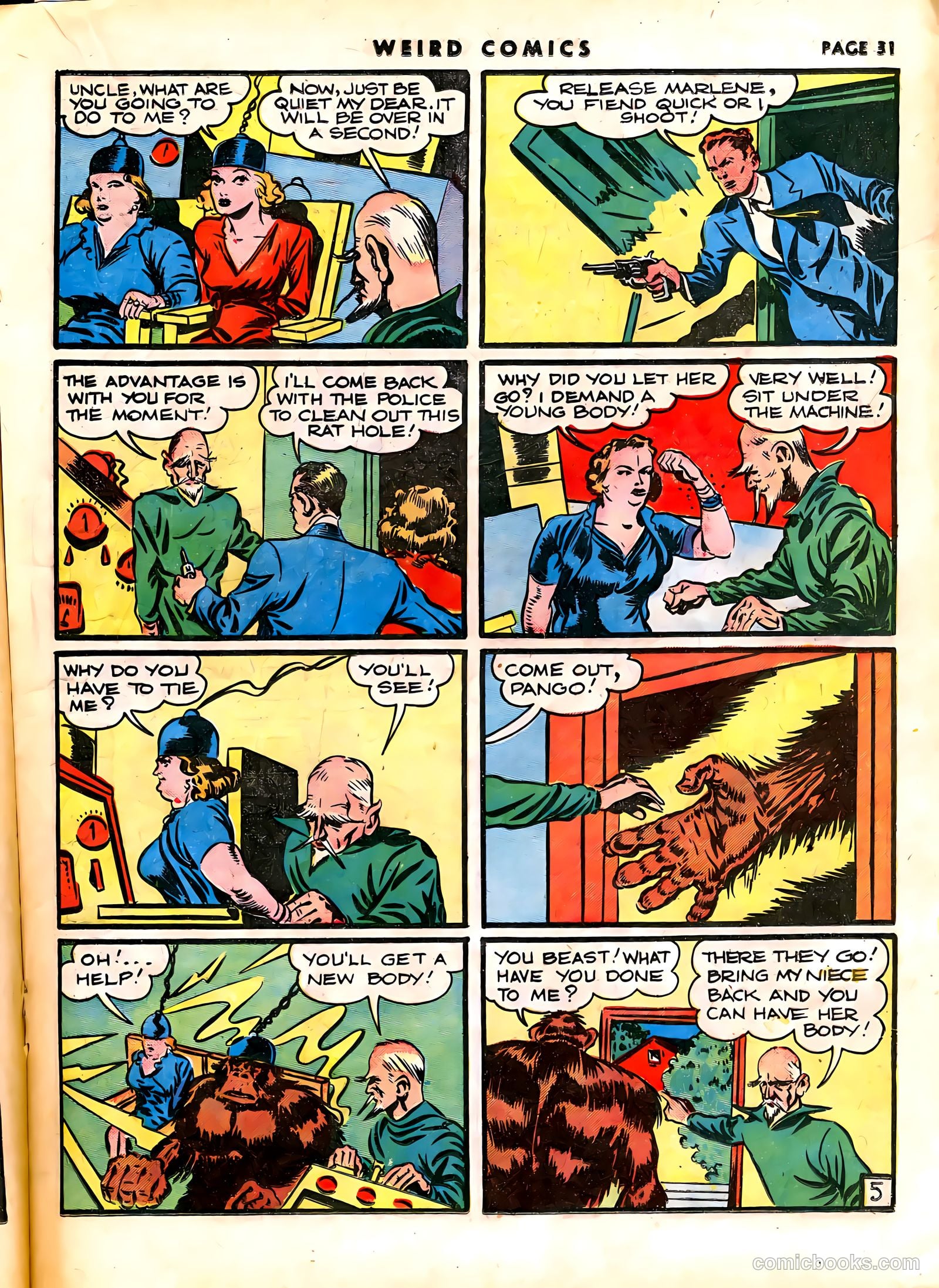 Weird Comics #7 (1940) — page 34 of 69