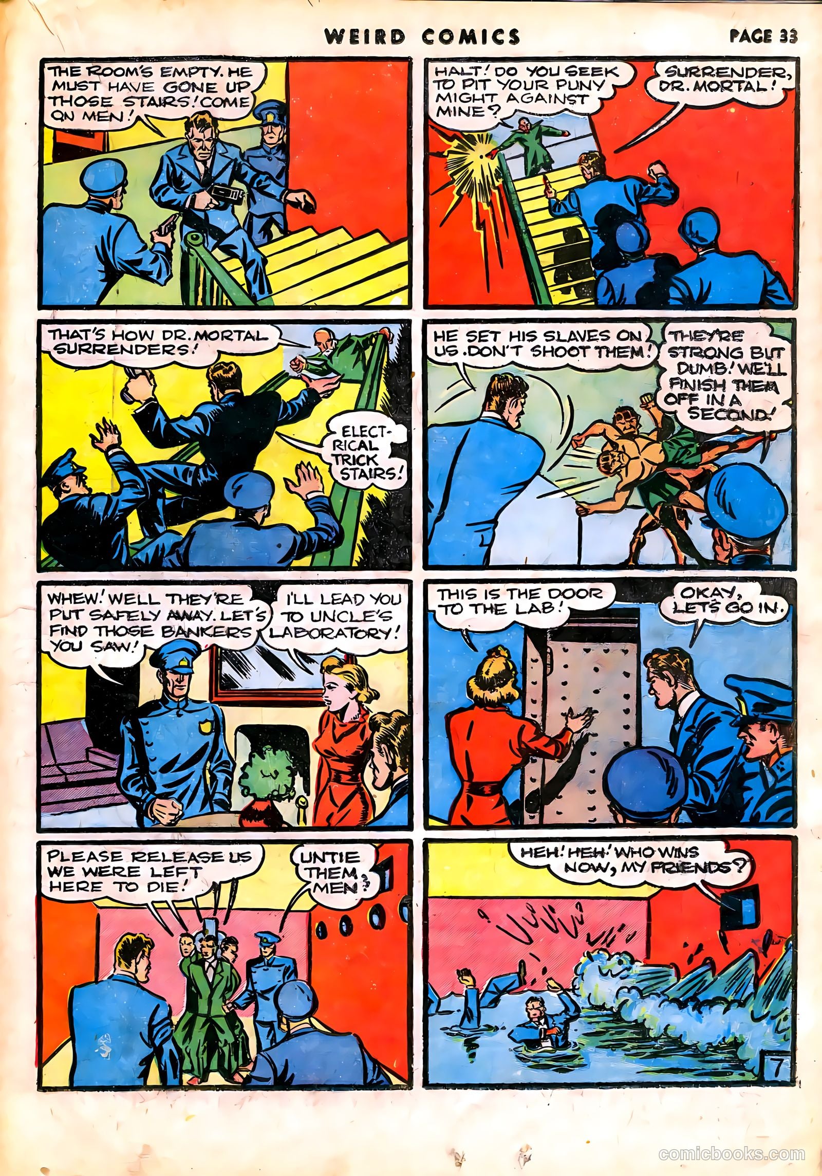 Weird Comics #7 (1940) — page 36 of 69