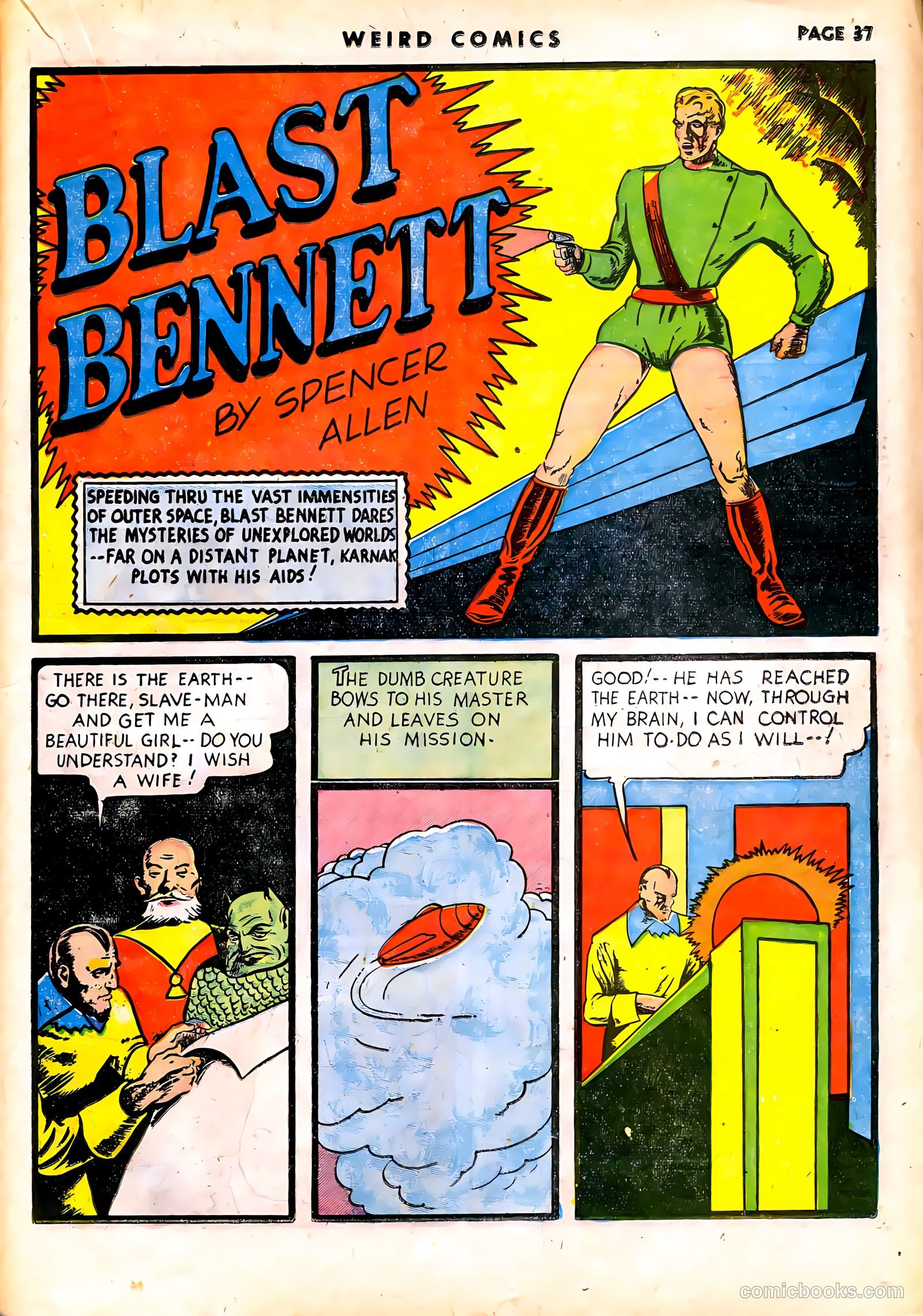 Weird Comics #7 (1940) — page 40 of 69
