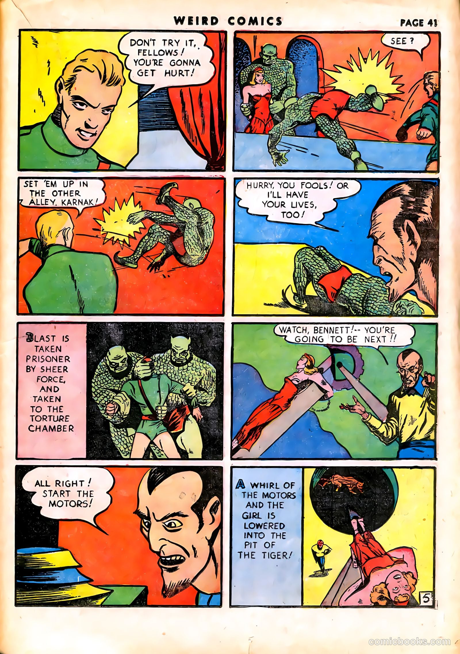 Weird Comics #7 (1940) — page 44 of 69