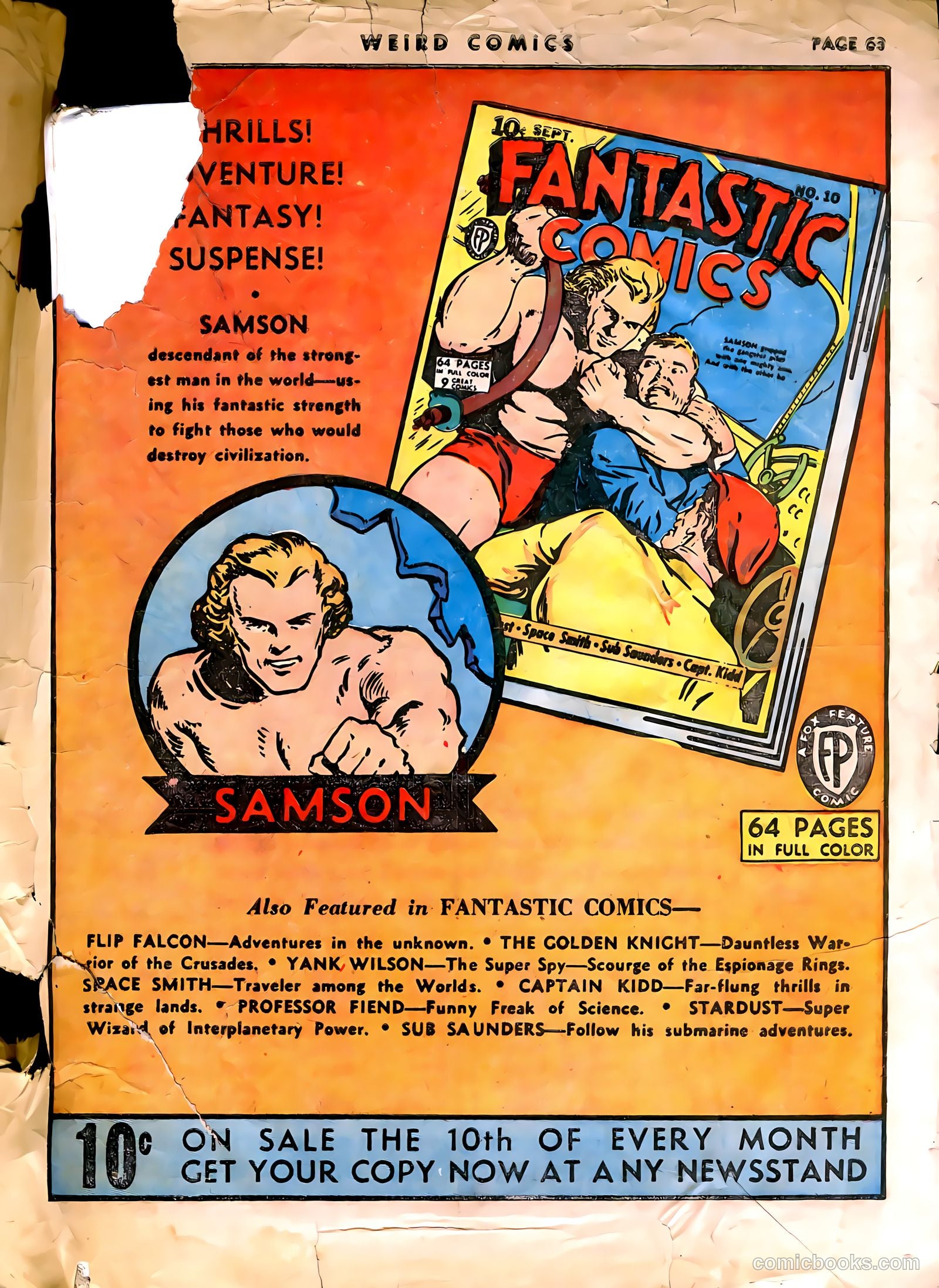 Weird Comics #7 (1940) — page 66 of 69