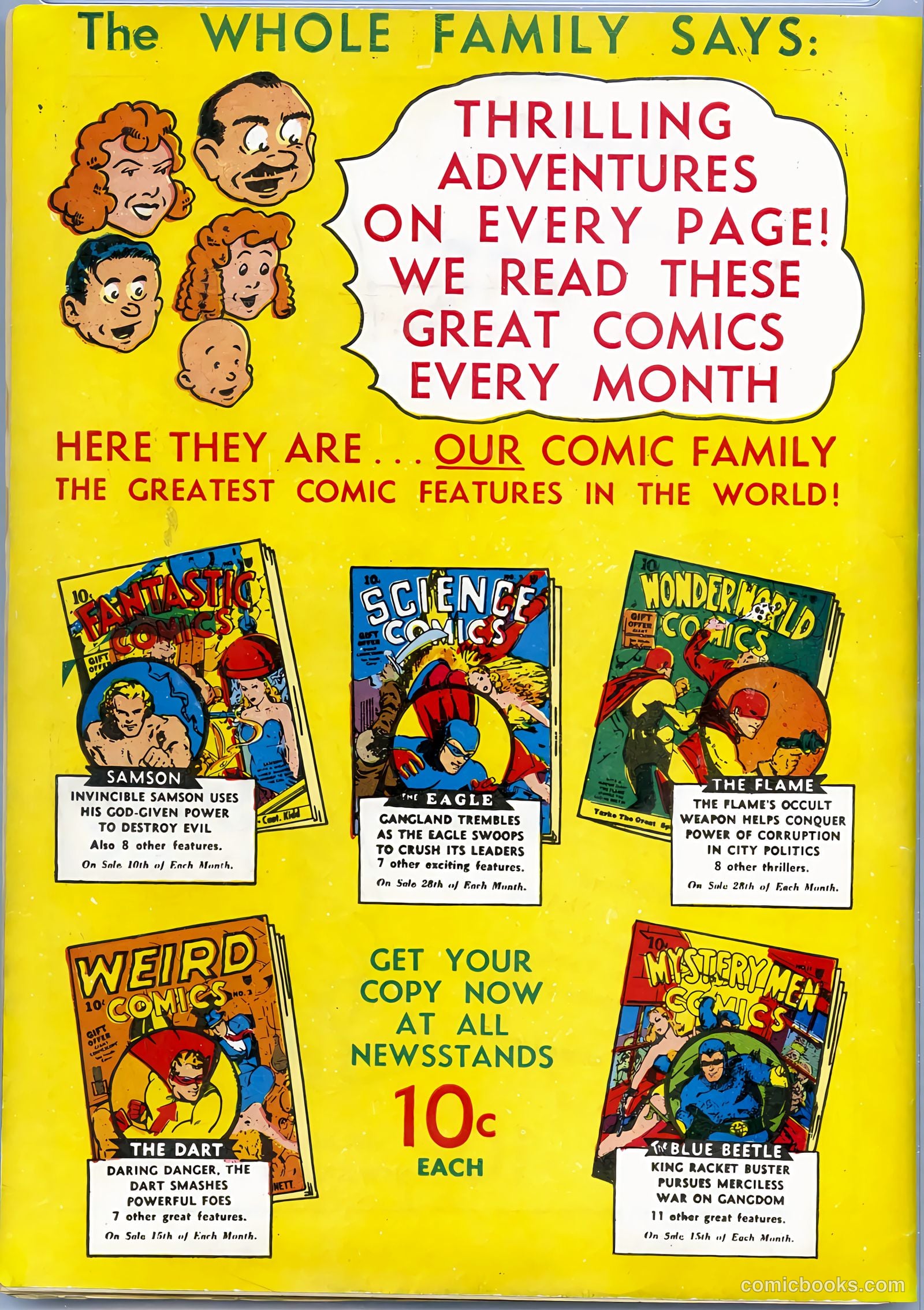 Weird Comics #7 (1940) — page 69 of 69