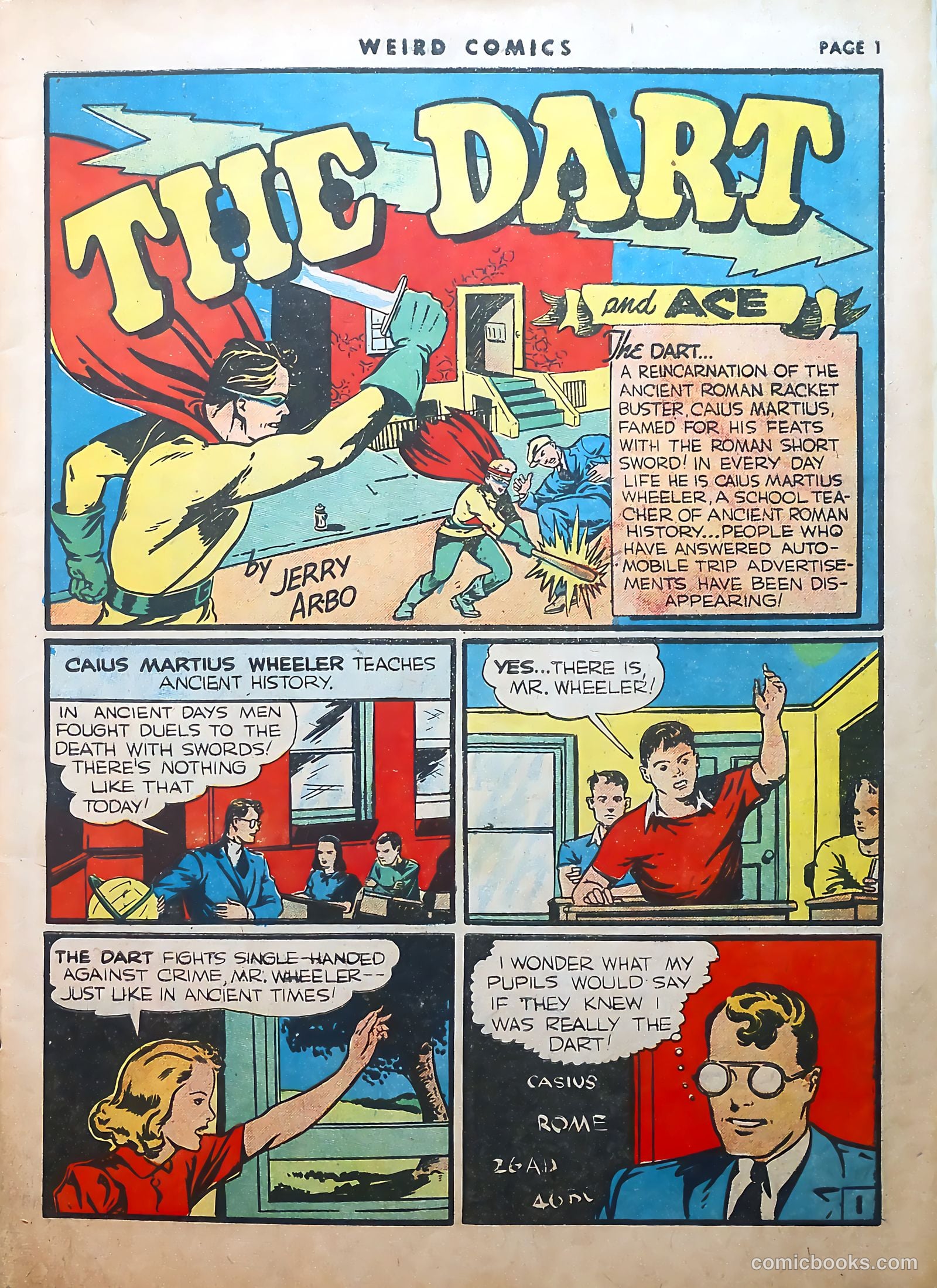 Weird Comics #8 (1940) — page 3 of 69