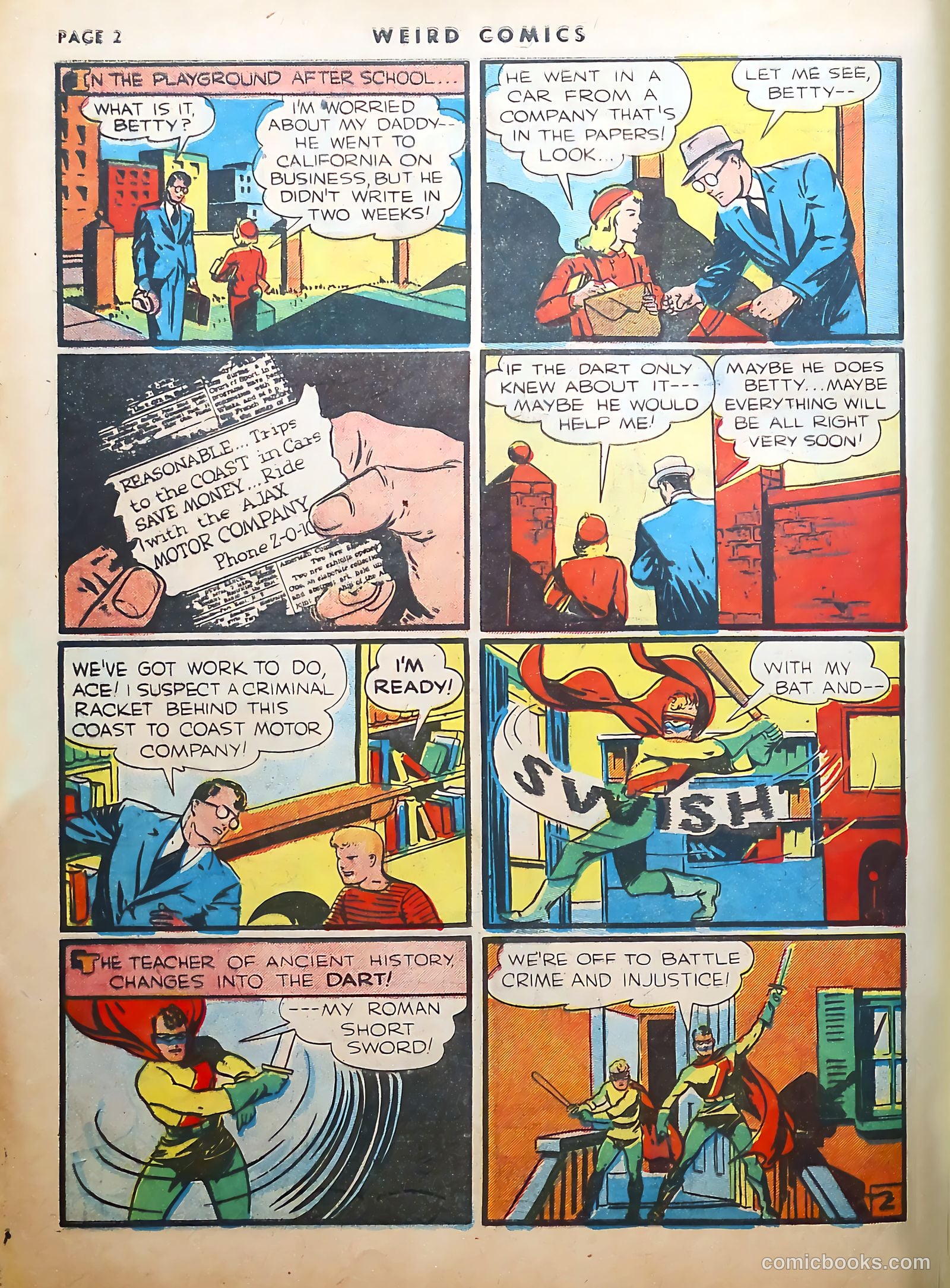 Weird Comics #8 (1940) — page 4 of 69