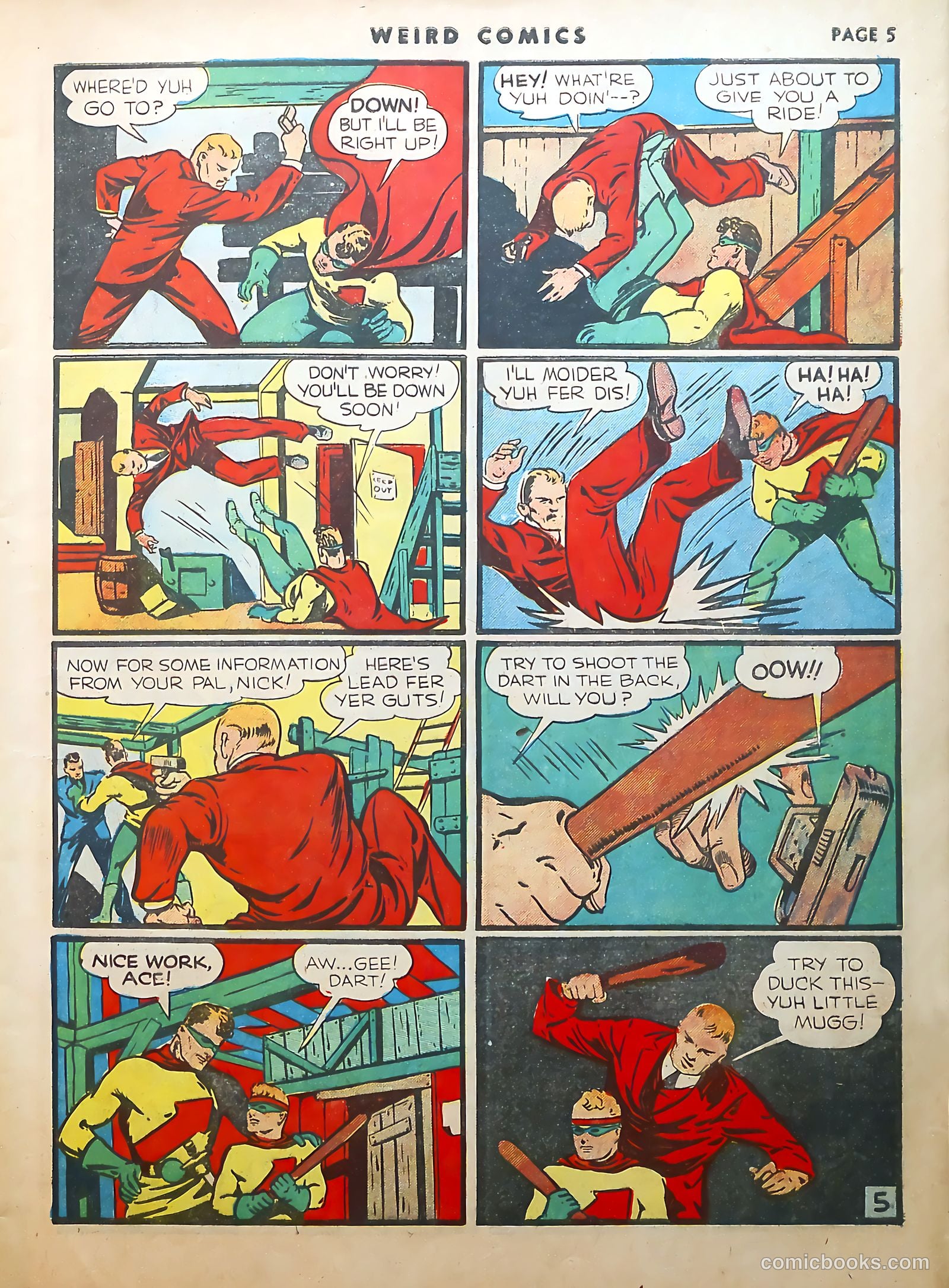 Weird Comics #8 (1940) — page 7 of 69