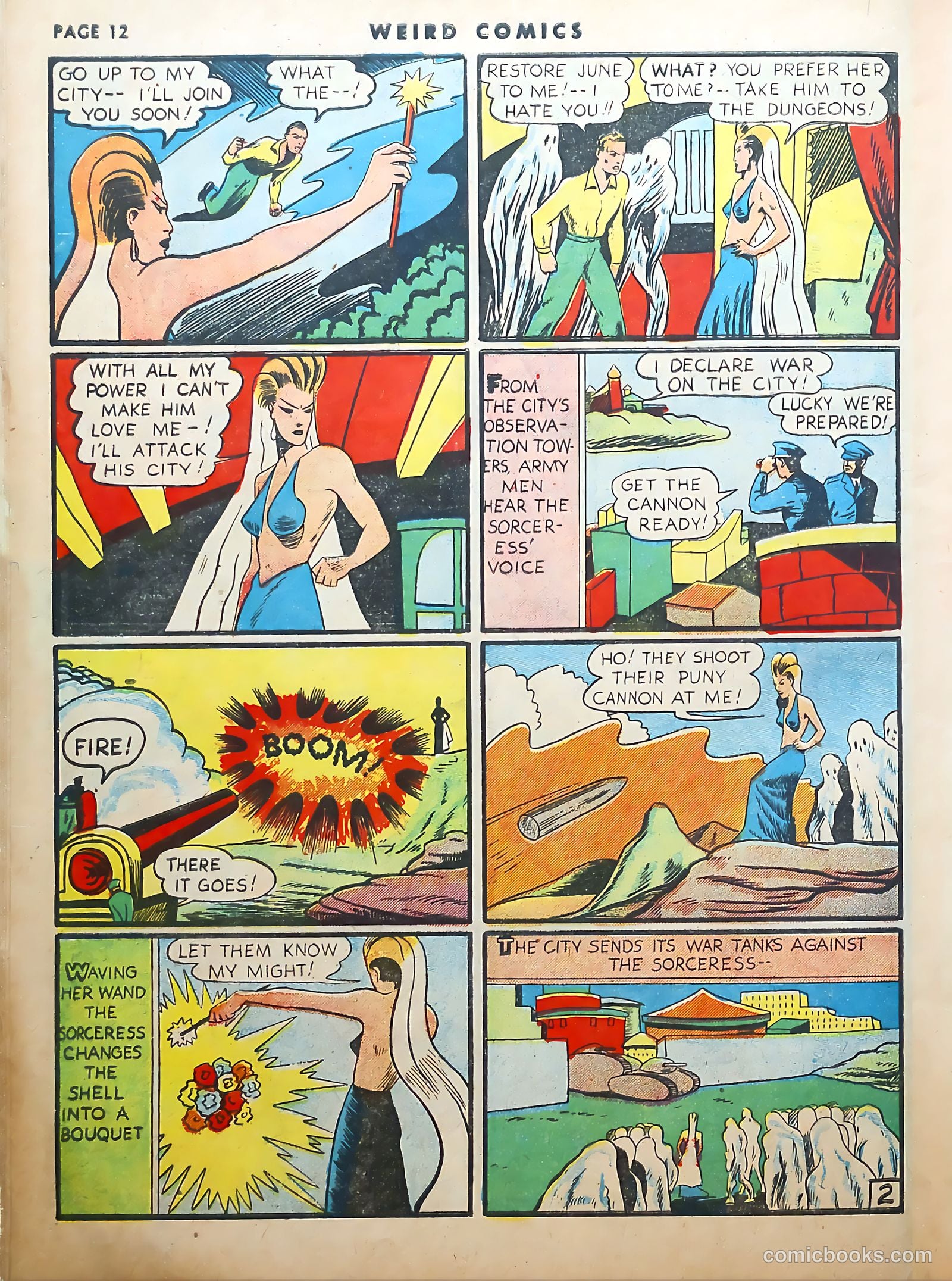 Weird Comics #8 (1940) — page 14 of 69