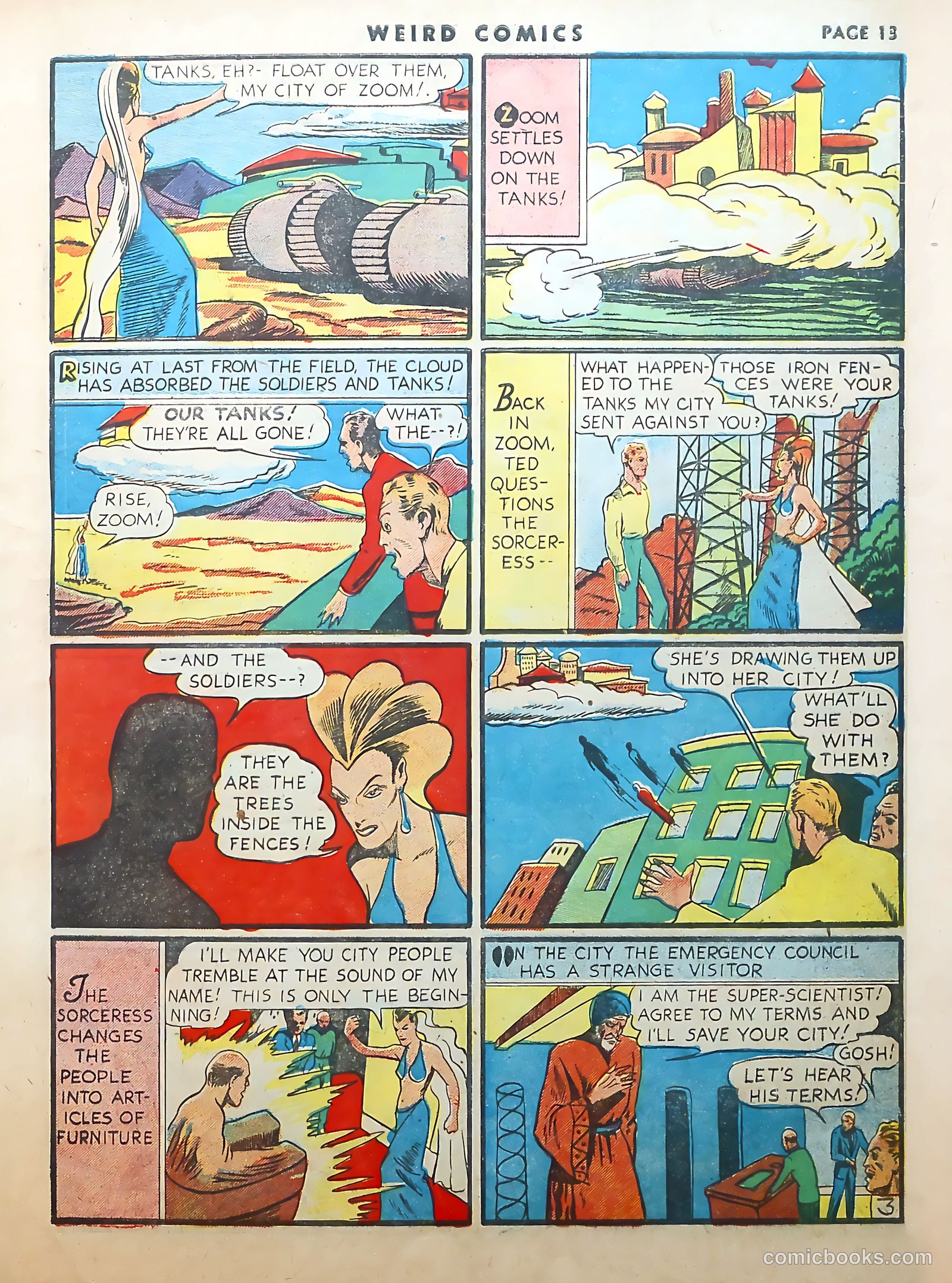 Weird Comics #8 (1940) — page 15 of 69
