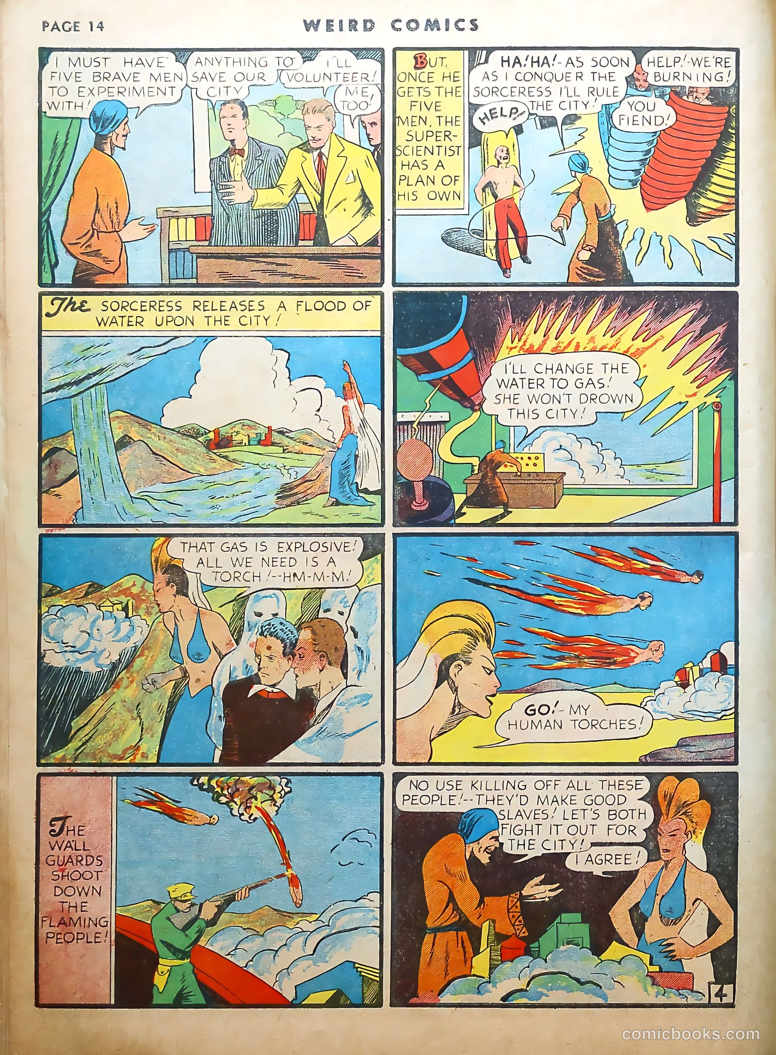 Weird Comics #8 (1940) — page 16 of 69