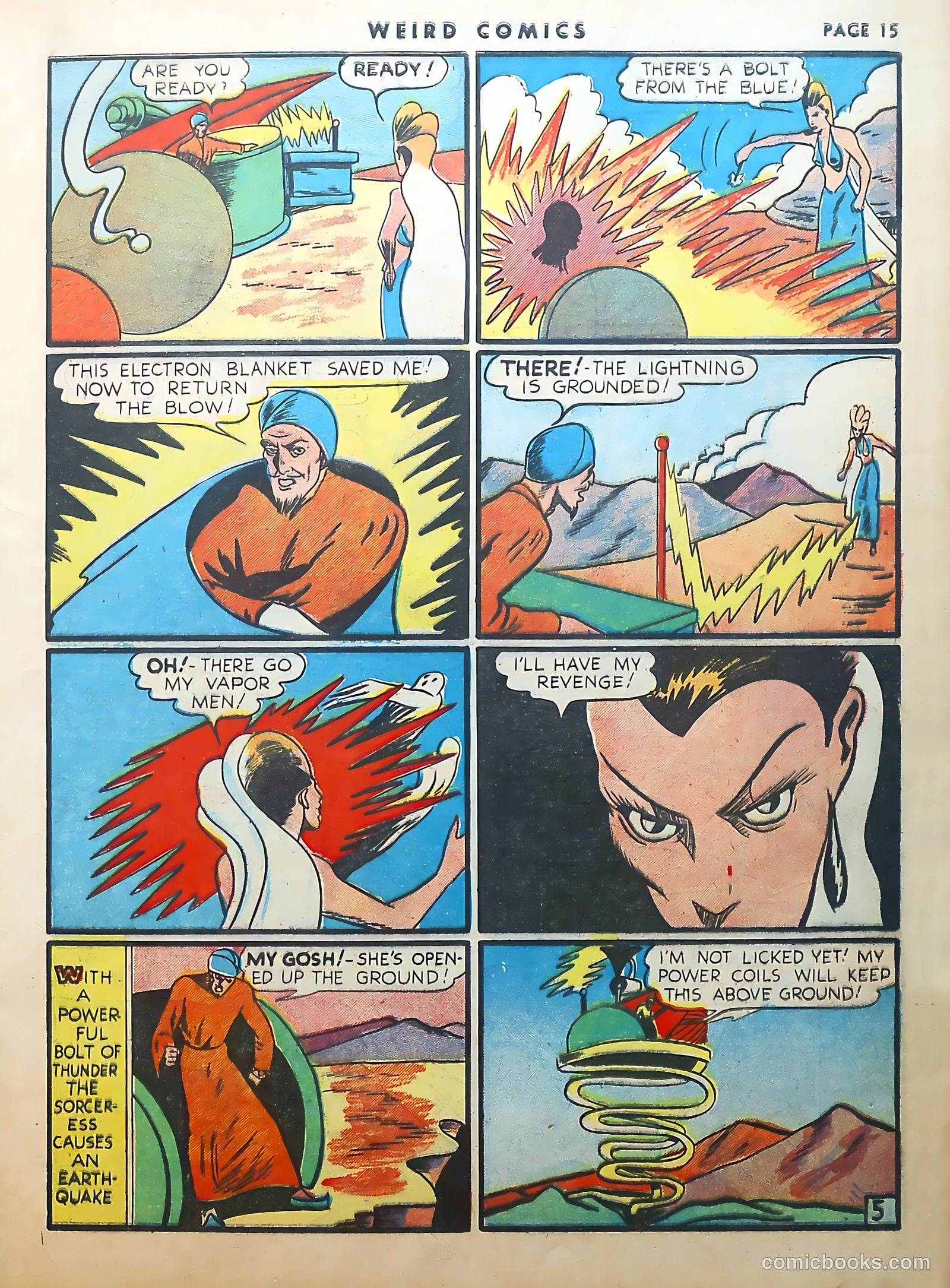 Weird Comics #8 (1940) — page 17 of 69
