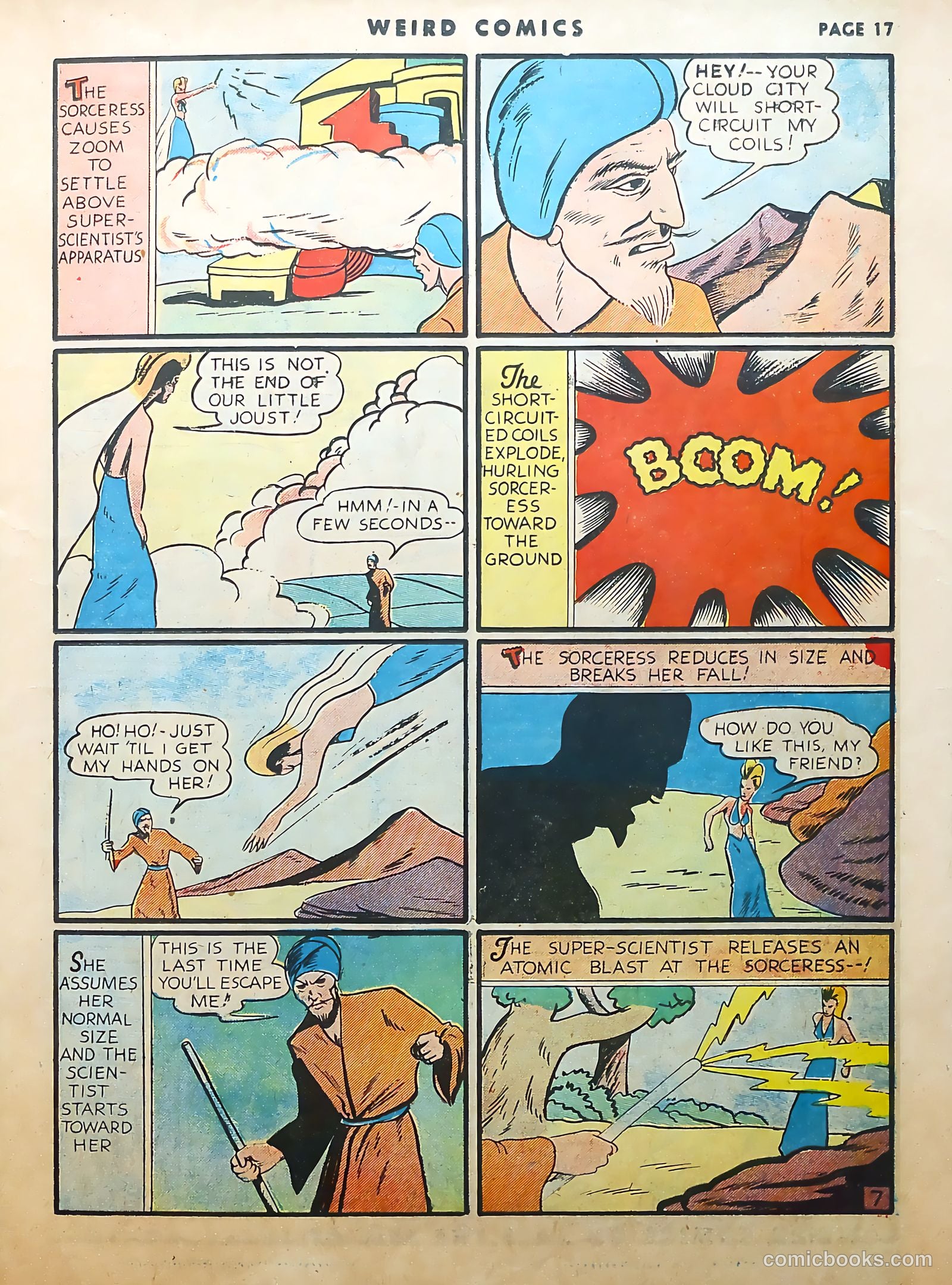 Weird Comics #8 (1940) — page 19 of 69