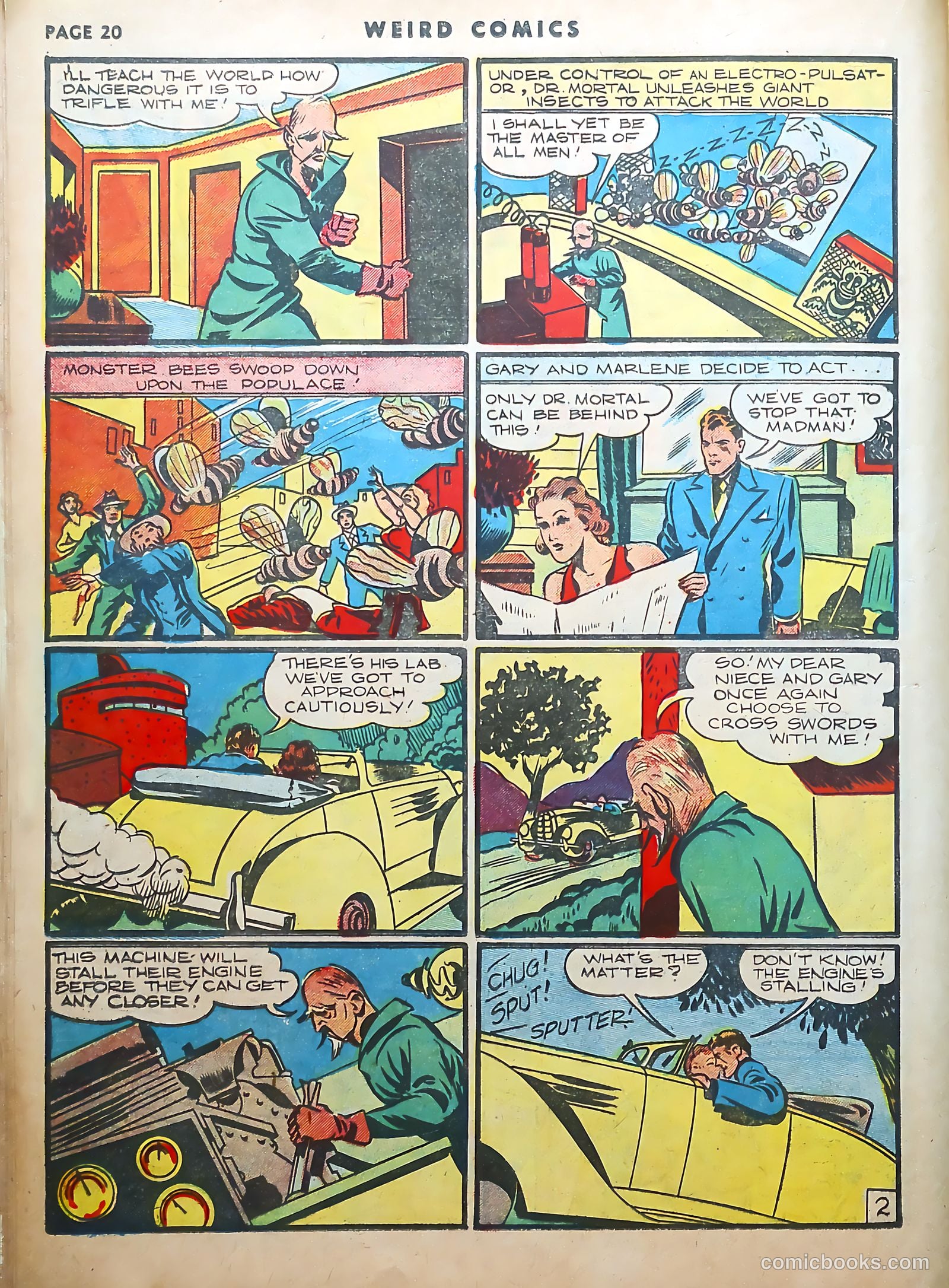 Weird Comics #8 (1940) — page 22 of 69