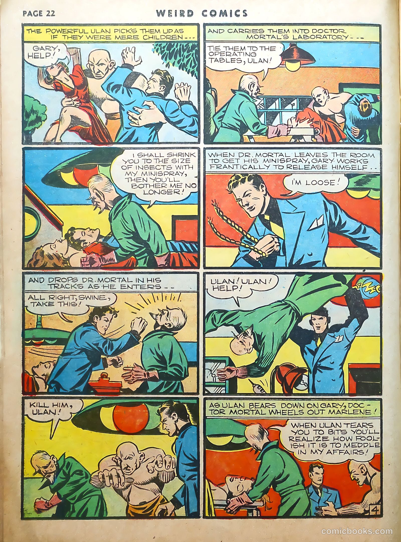 Weird Comics #8 (1940) — page 24 of 69