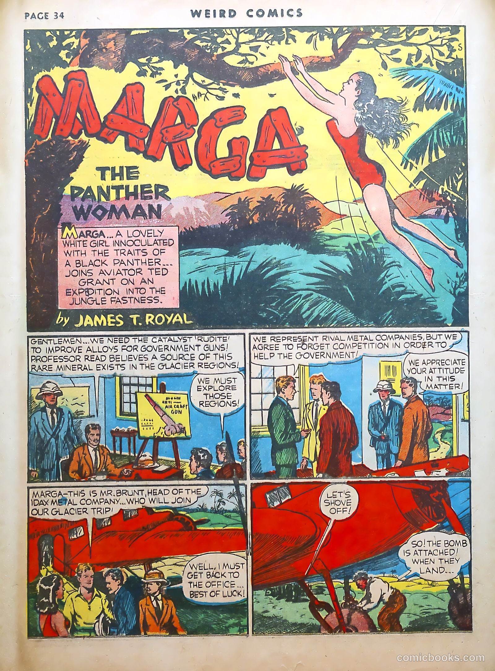 Weird Comics #8 (1940) — page 36 of 69