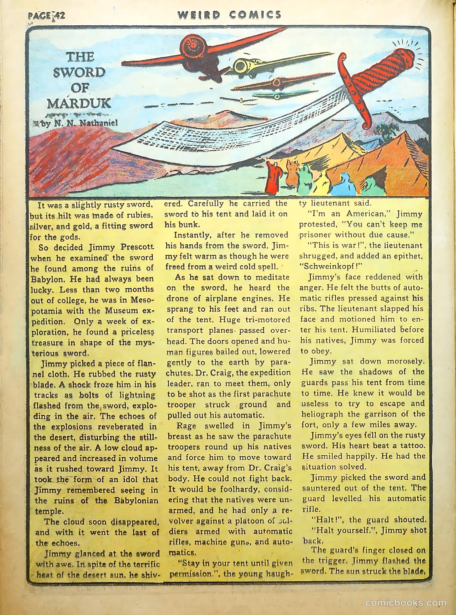 Weird Comics #8 (1940) — page 44 of 69