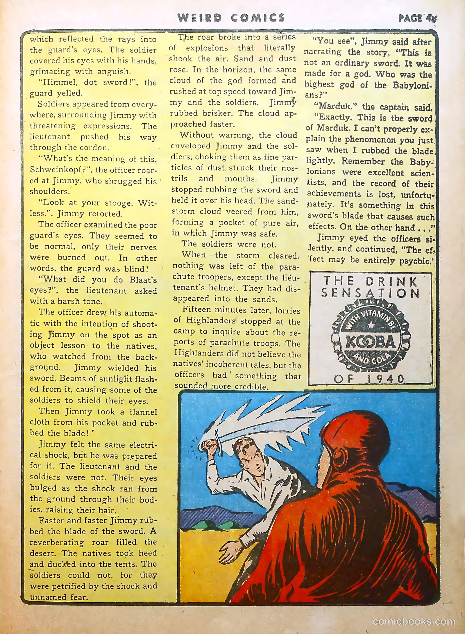 Weird Comics #8 (1940) — page 45 of 69