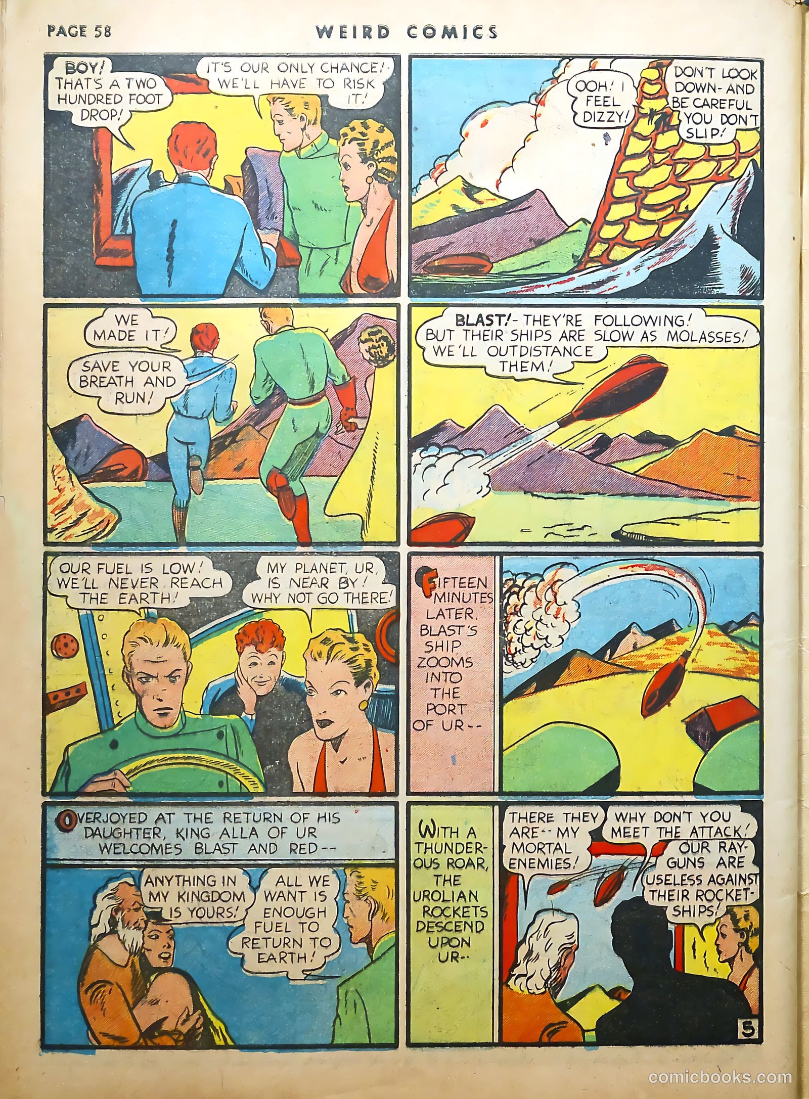Weird Comics #8 (1940) — page 60 of 69