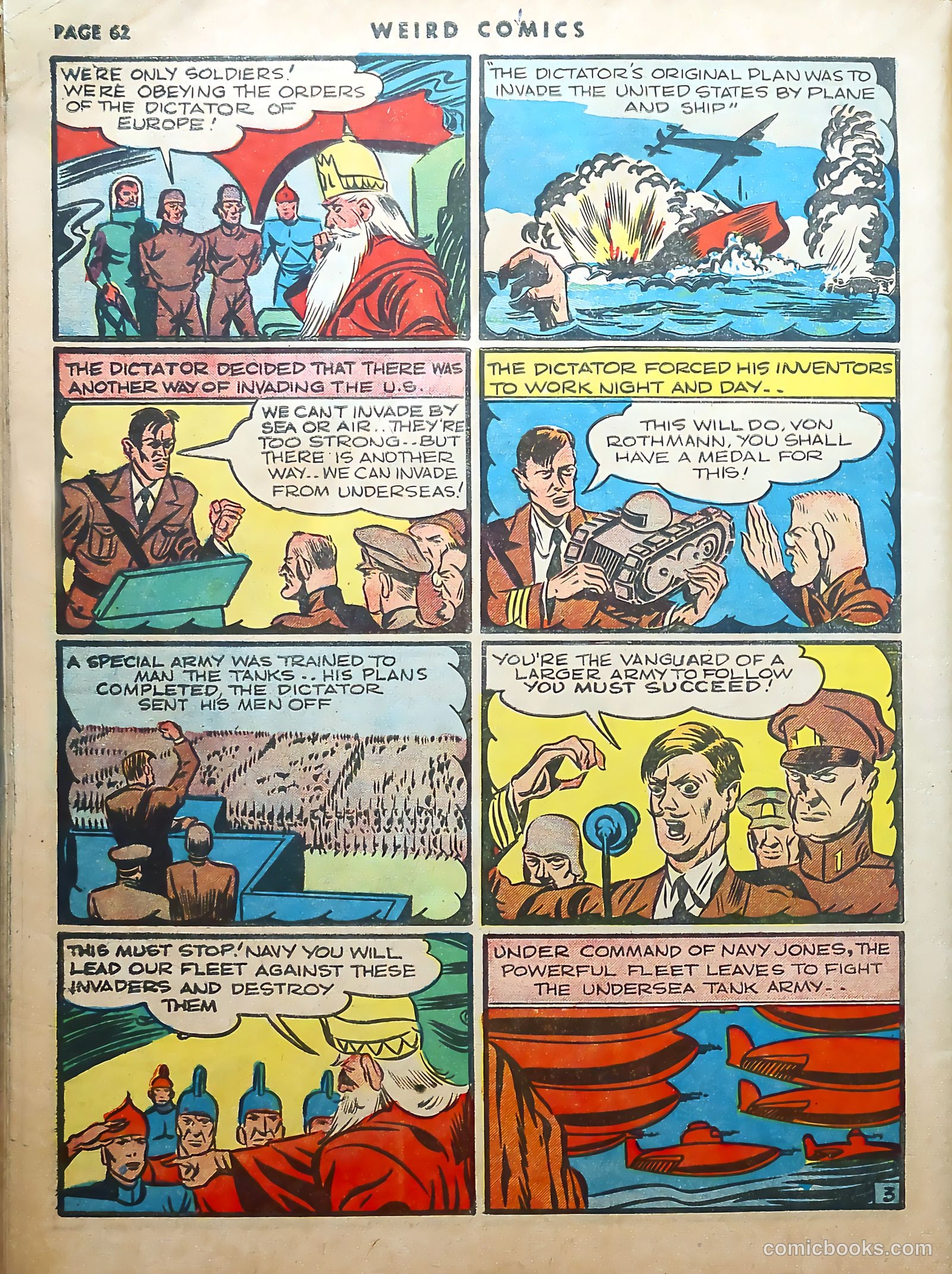 Weird Comics #8 (1940) — page 64 of 69