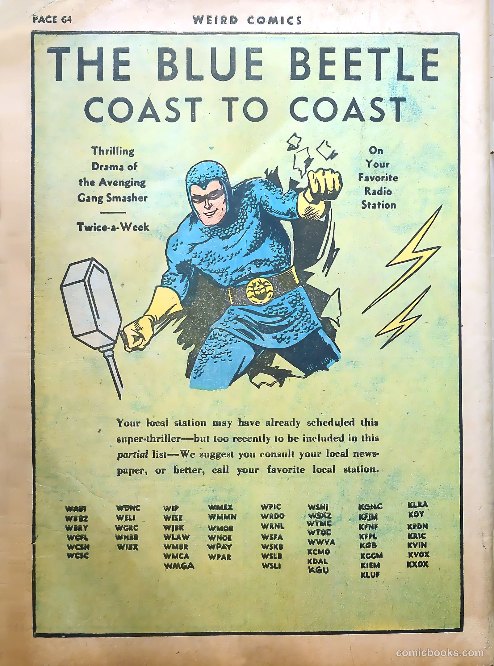 Weird Comics #8 (1940) — page 66 of 69