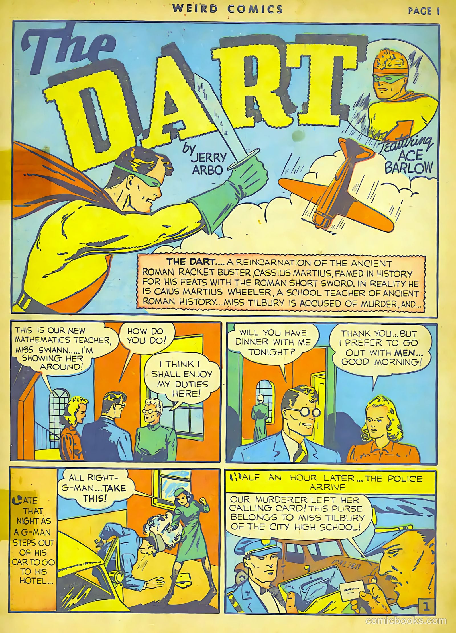 Weird Comics #9 (1940) — page 2 of 62
