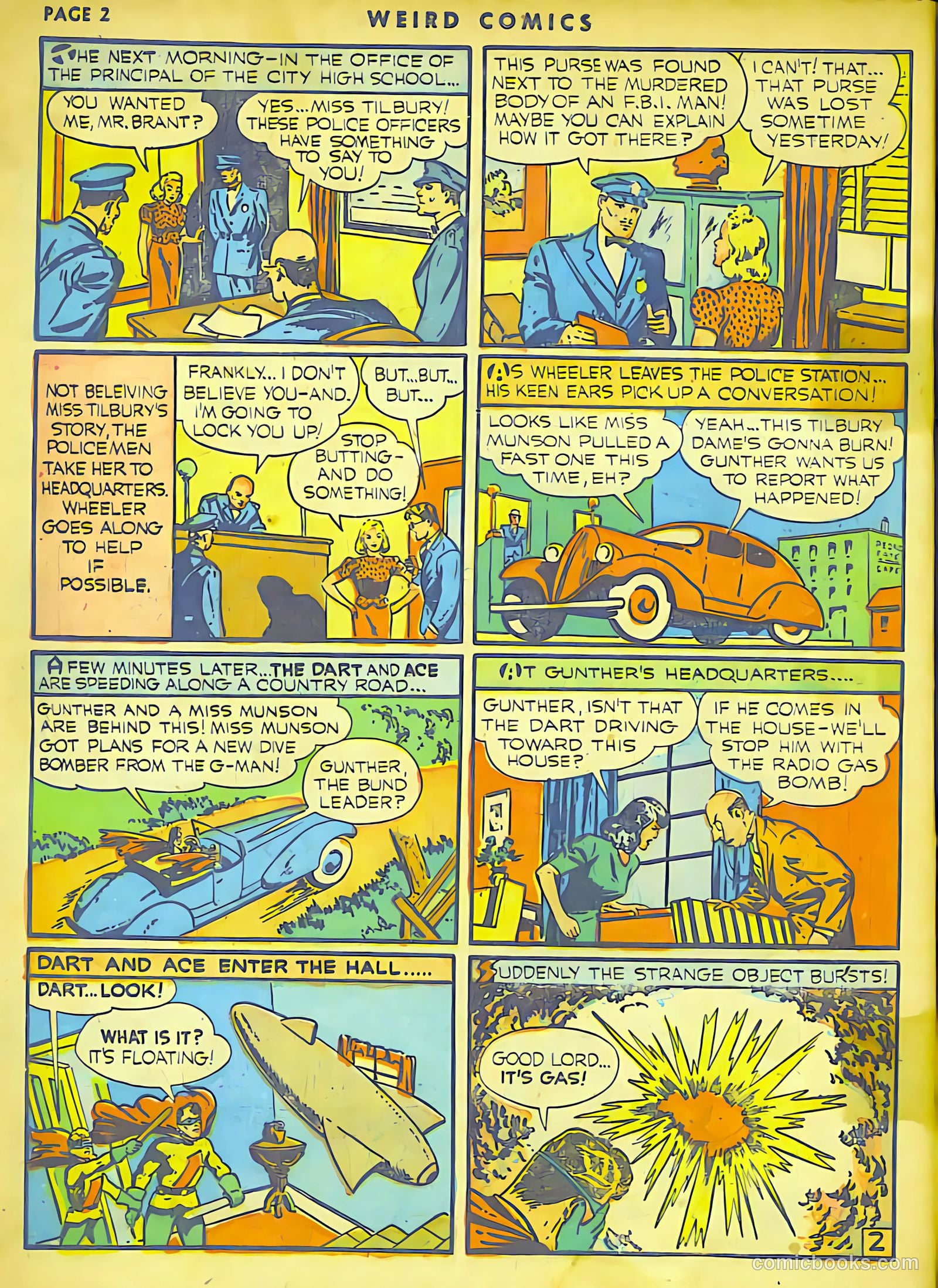 Weird Comics #9 (1940) — page 3 of 62
