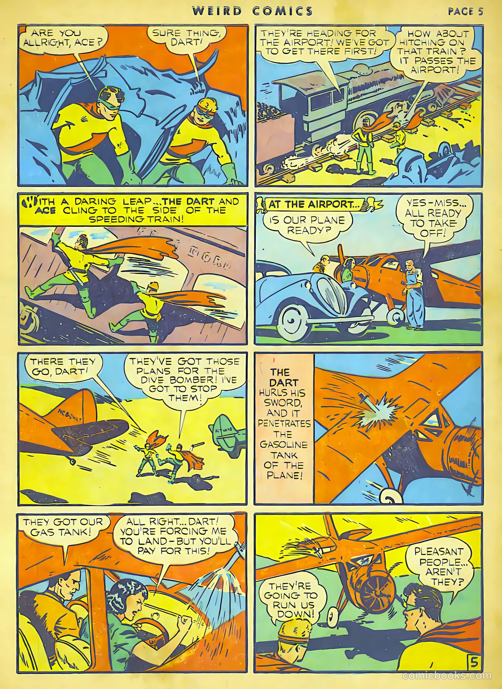 Weird Comics #9 (1940) — page 6 of 62