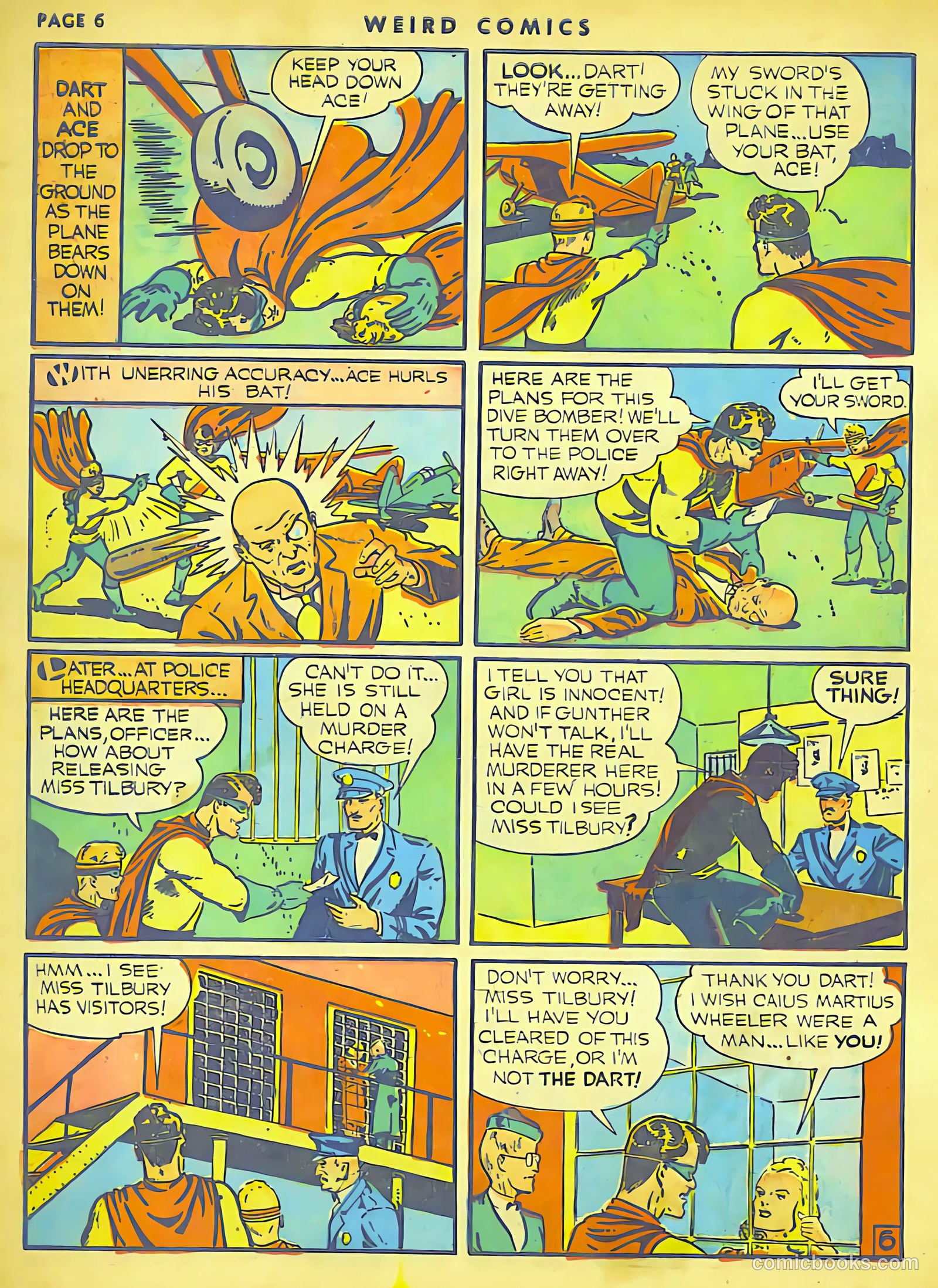 Weird Comics #9 (1940) — page 7 of 62