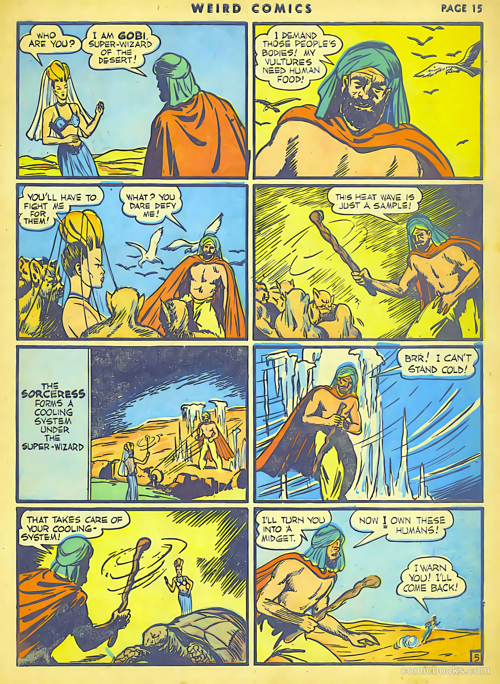 Weird Comics #9 (1940) — page 16 of 62