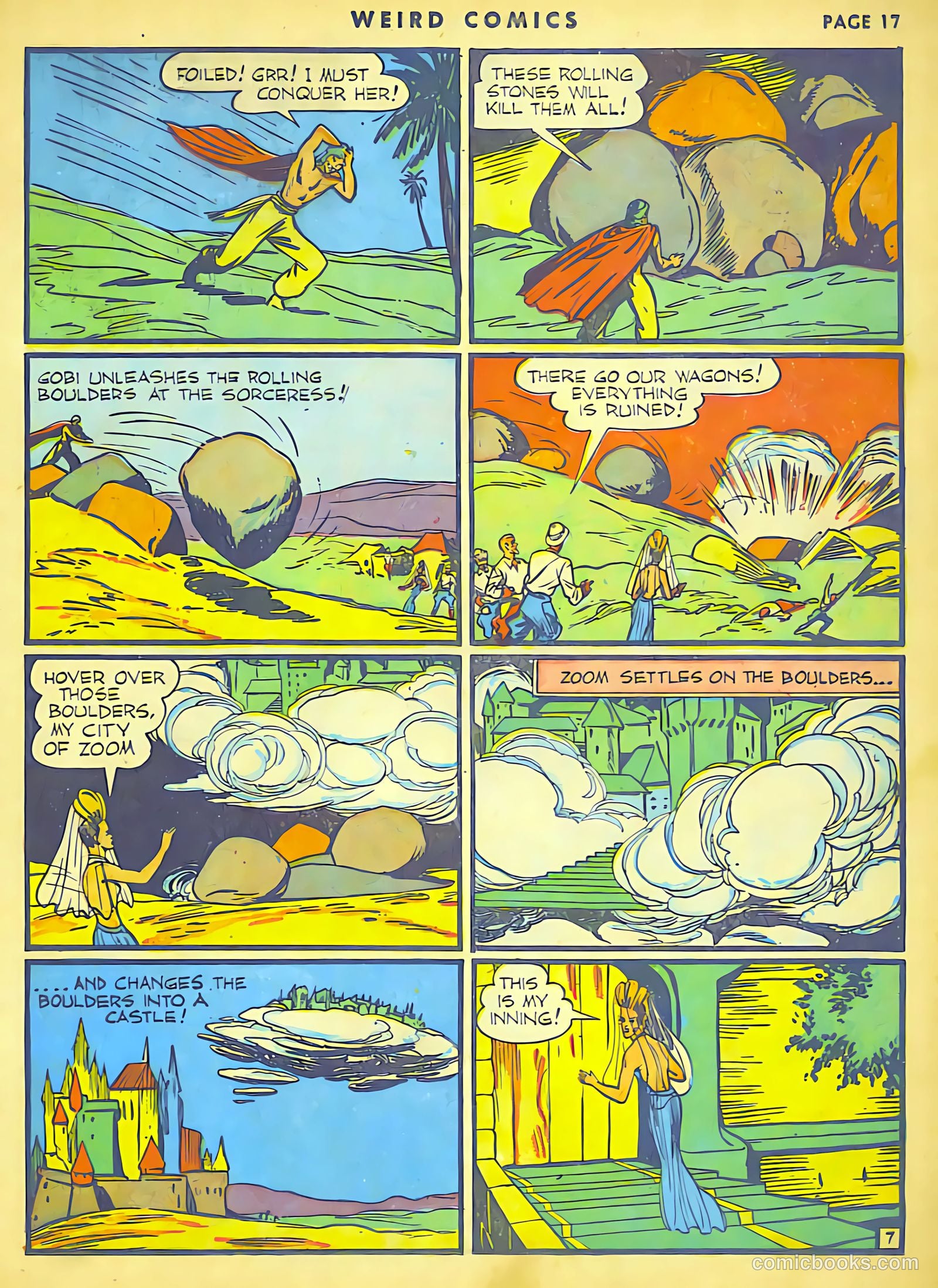Weird Comics #9 (1940) — page 18 of 62
