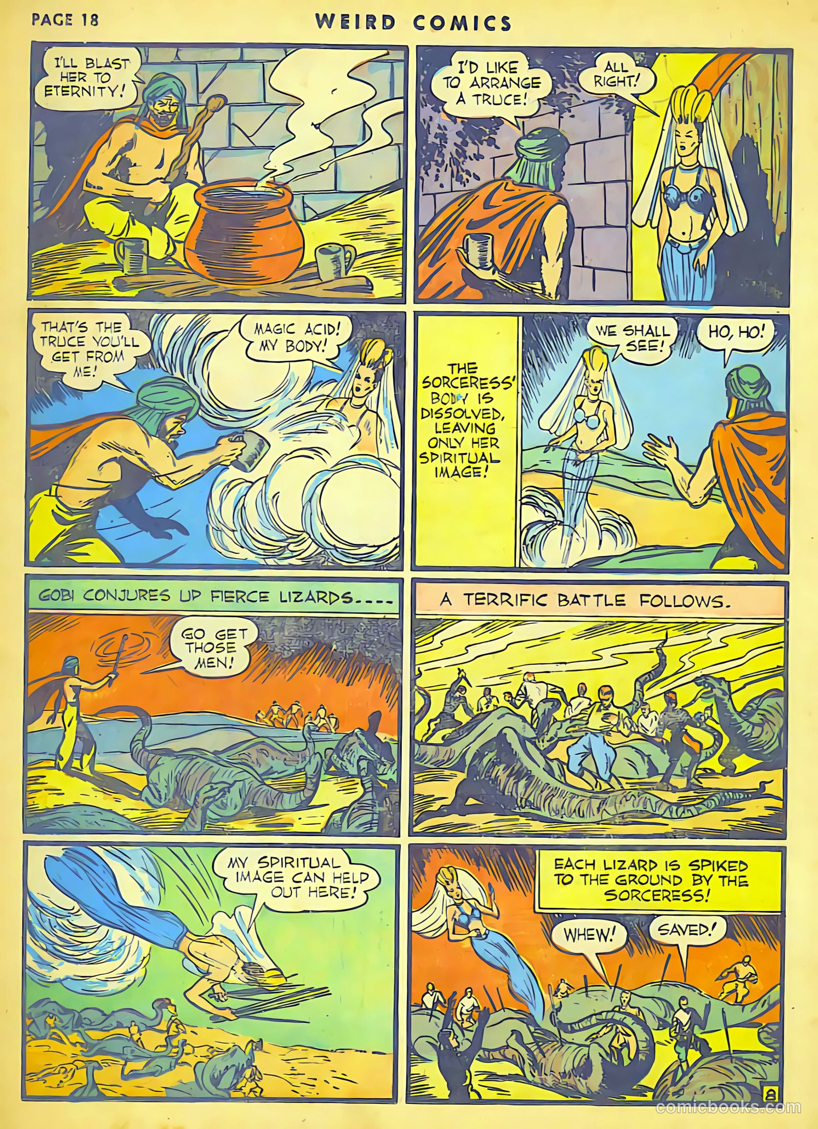 Weird Comics #9 (1940) — page 19 of 62