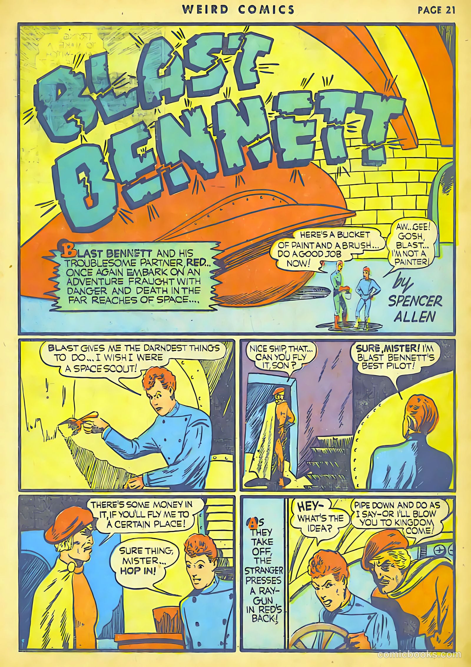 Weird Comics #9 (1940) — page 22 of 62