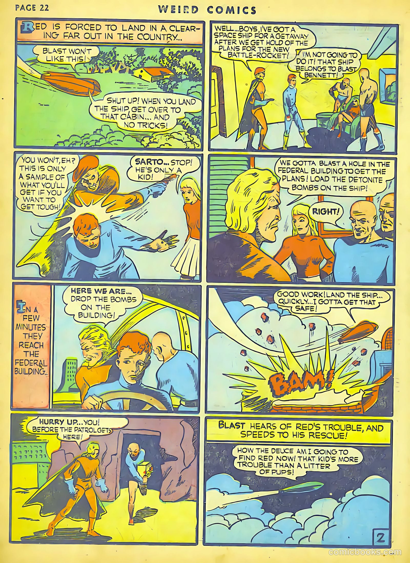 Weird Comics #9 (1940) — page 23 of 62