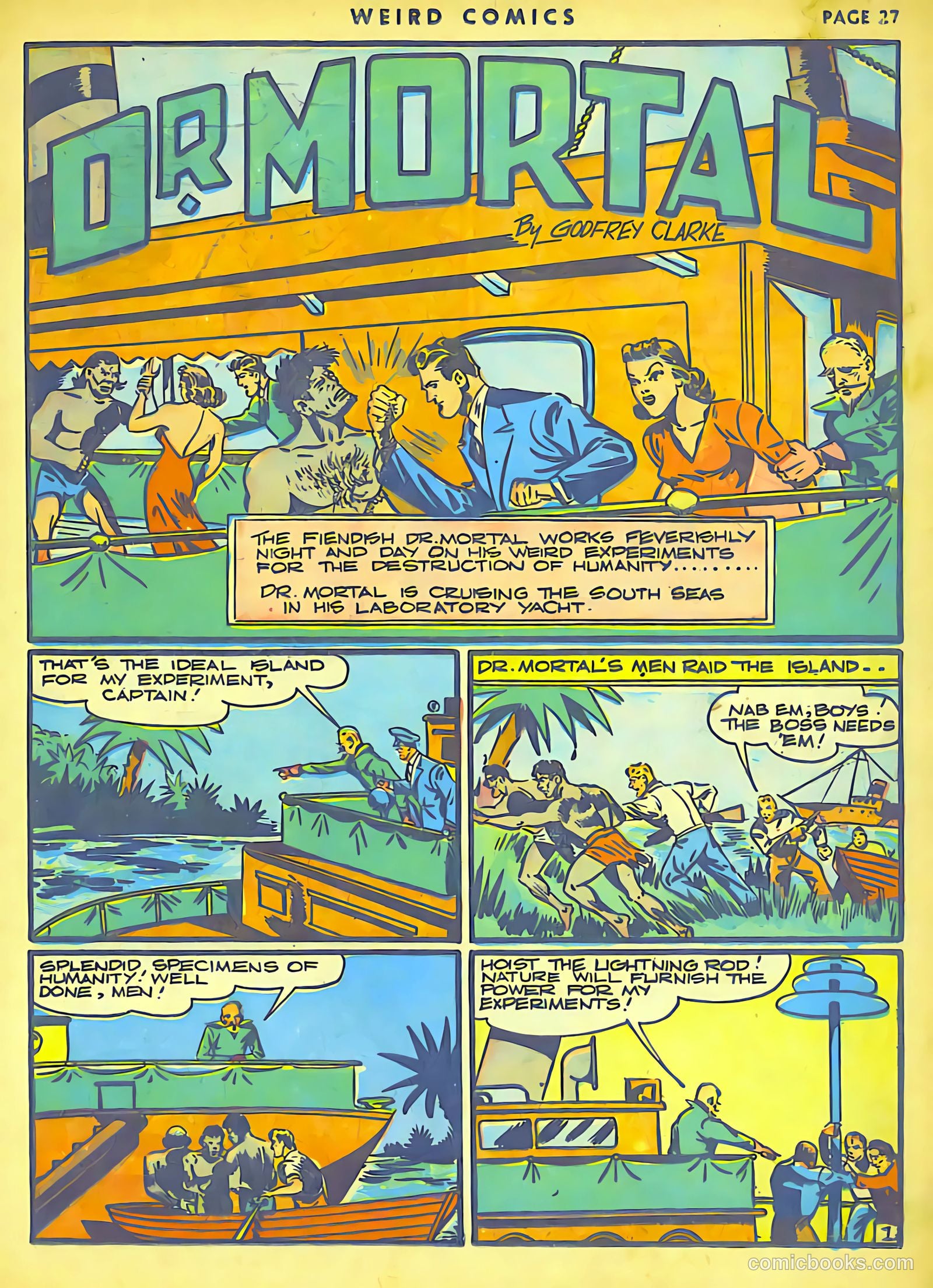 Weird Comics #9 (1940) — page 28 of 62