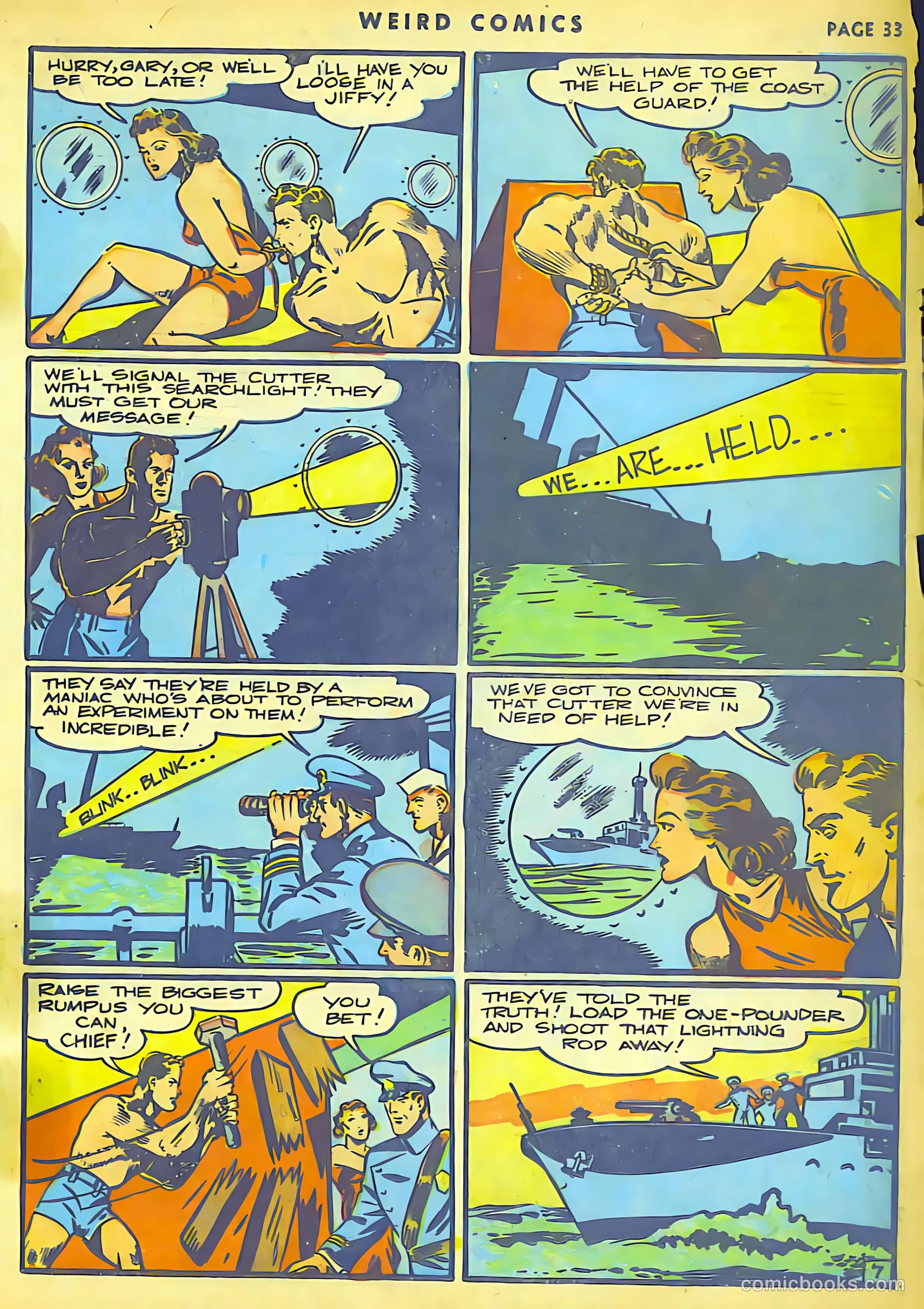 Weird Comics #9 (1940) — page 34 of 62