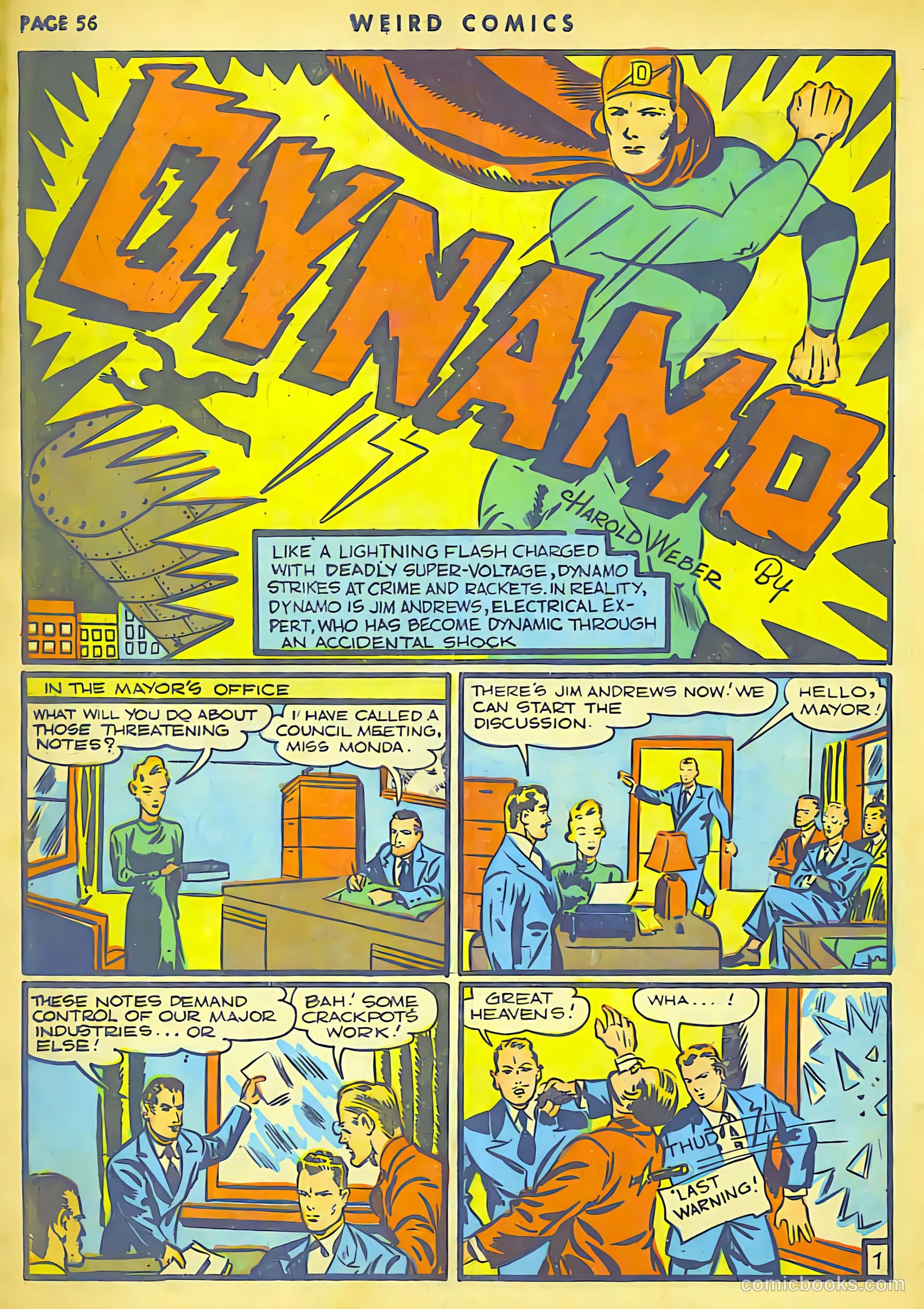 Weird Comics #9 (1940) — page 54 of 62