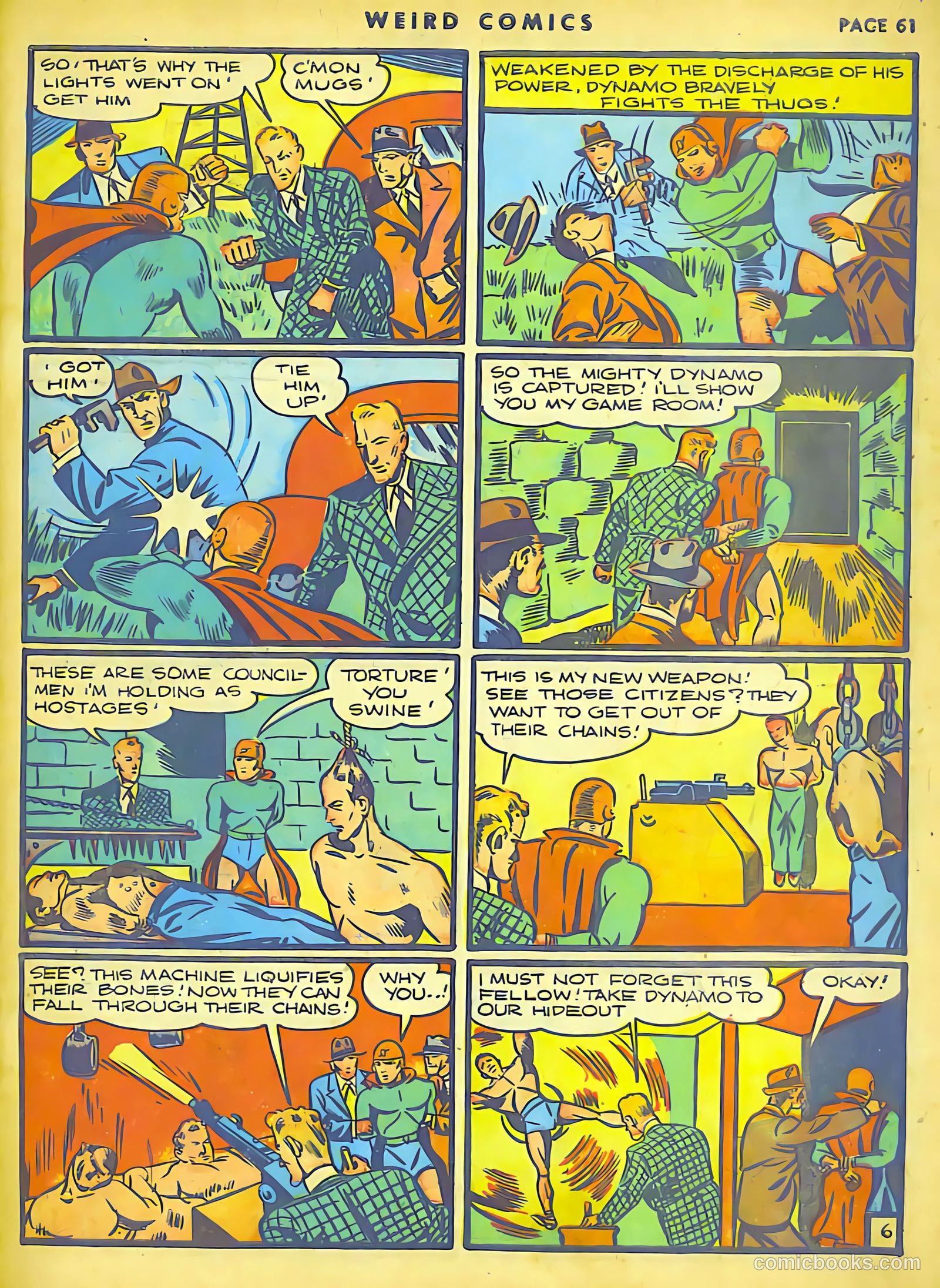 Weird Comics #9 (1940) — page 59 of 62