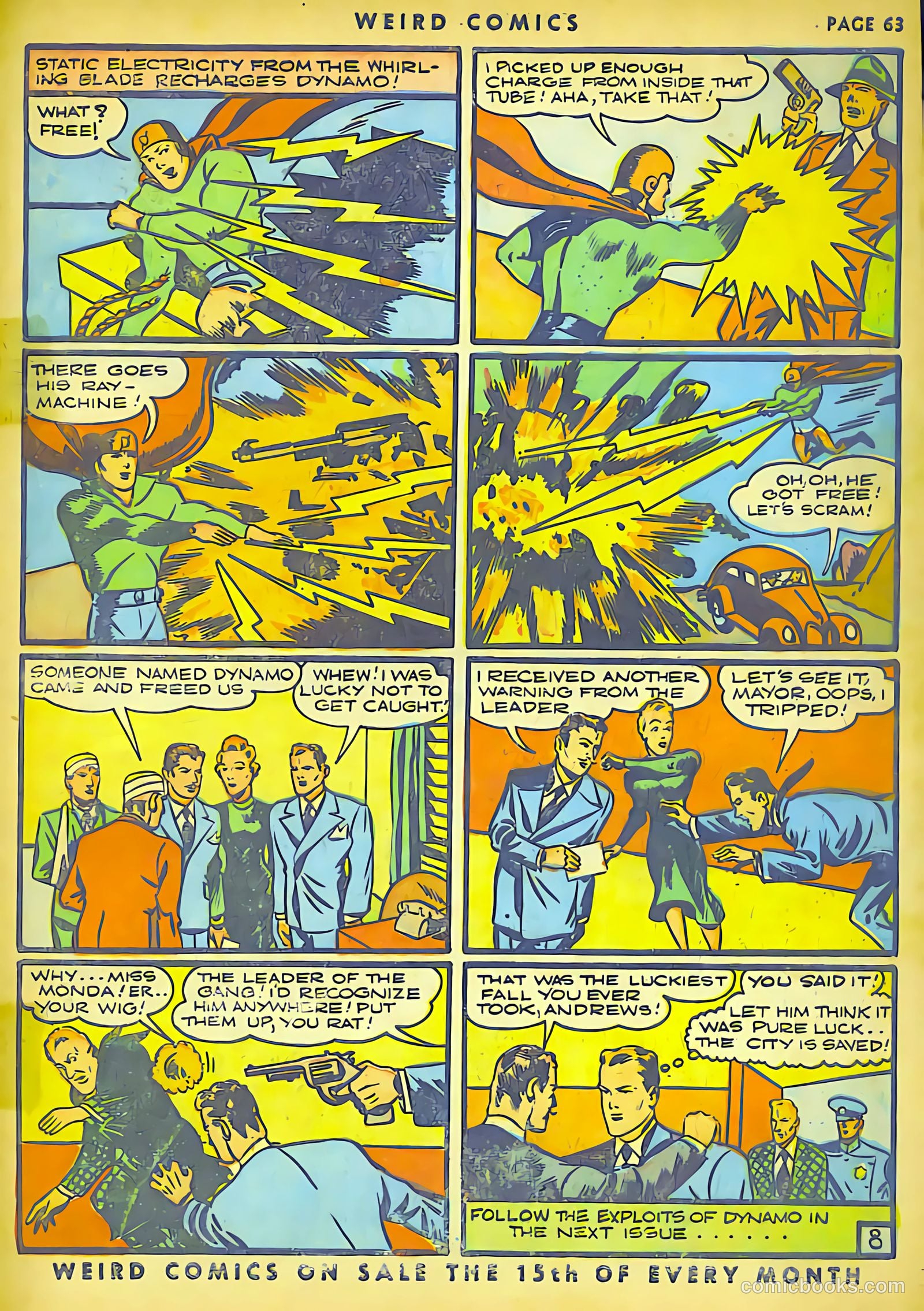 Weird Comics #9 (1940) — page 61 of 62