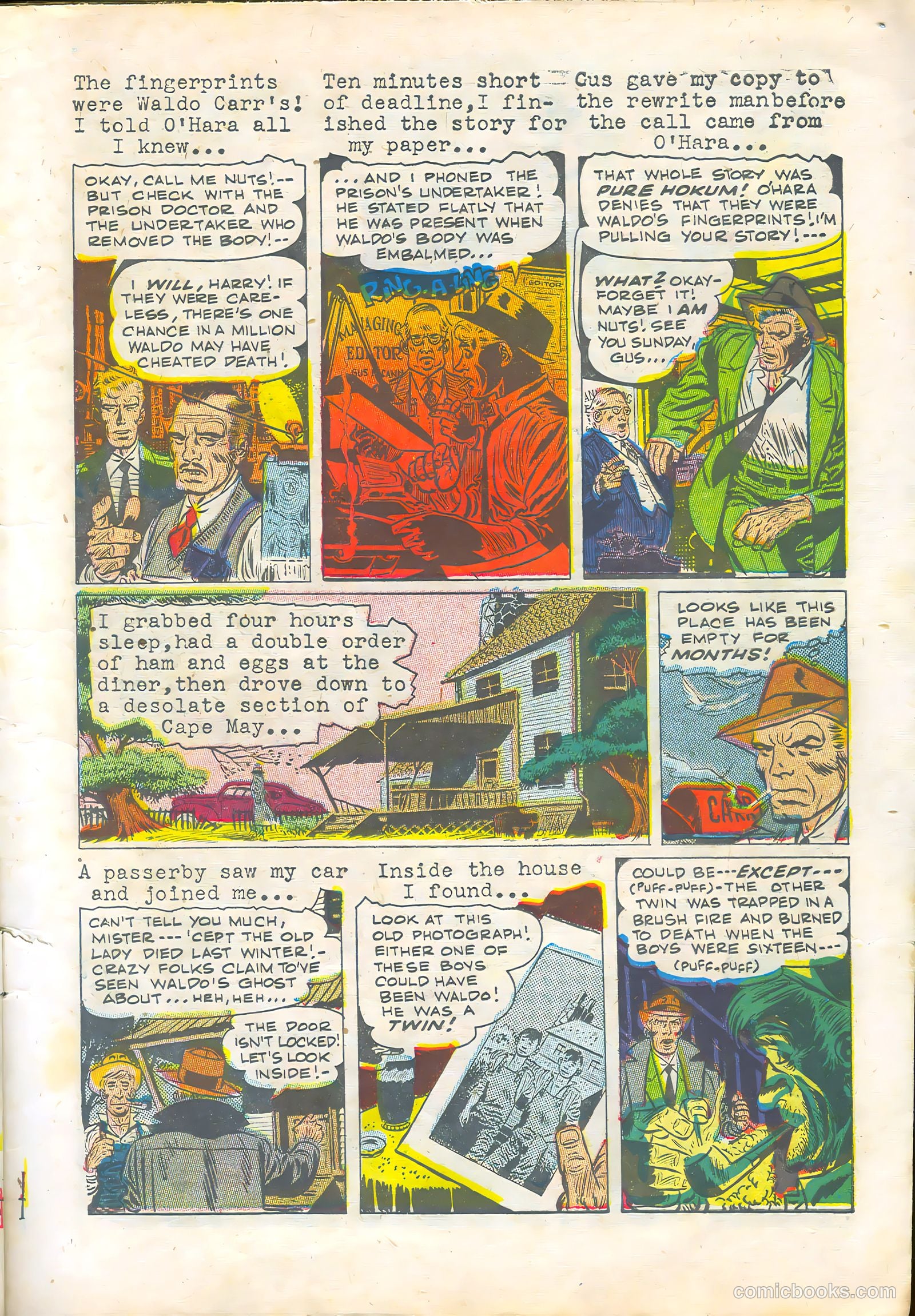 Weird Horrors #7 (1953) — page 7 of 36
