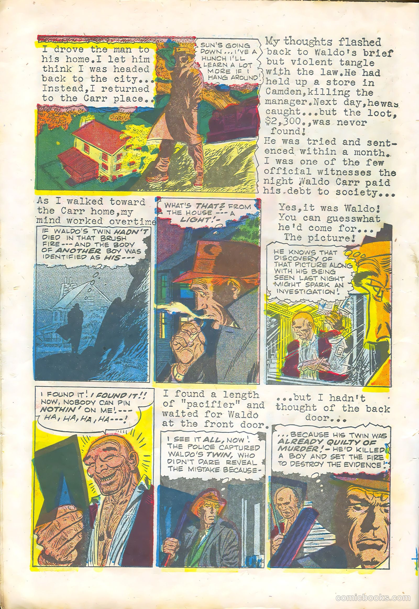 Weird Horrors #7 (1953) — page 8 of 36