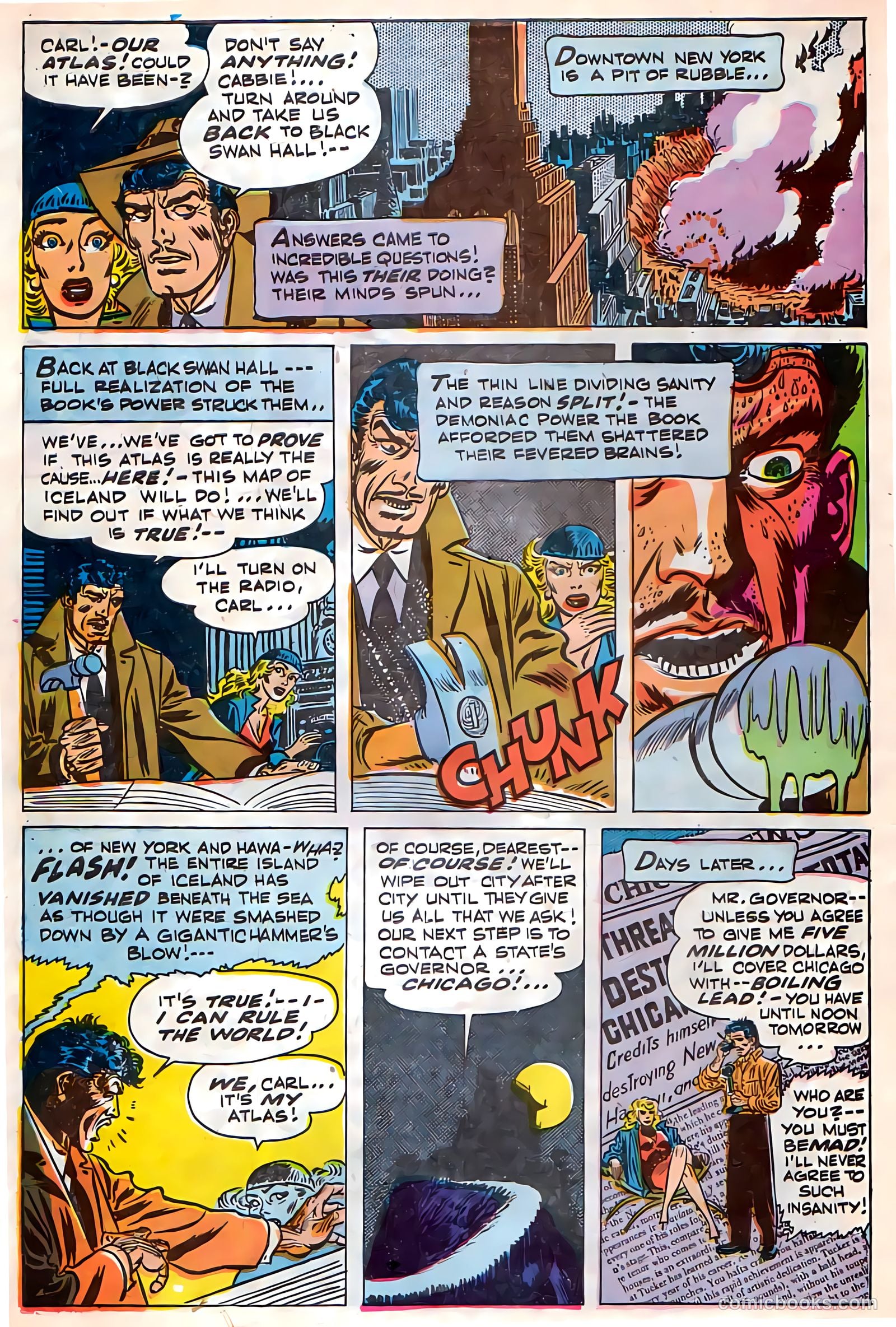 Weird Horrors #9 (1953) — page 8 of 36