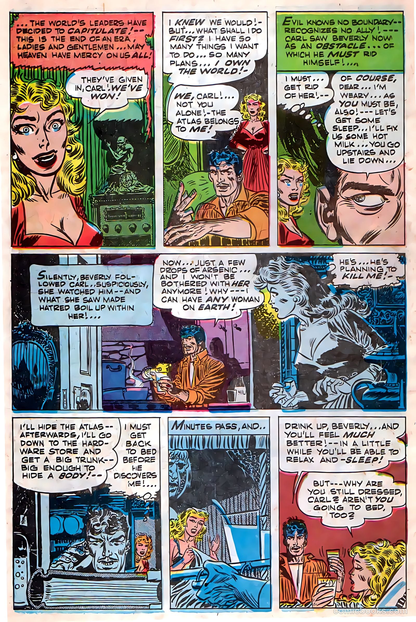 Weird Horrors #9 (1953) — page 10 of 36
