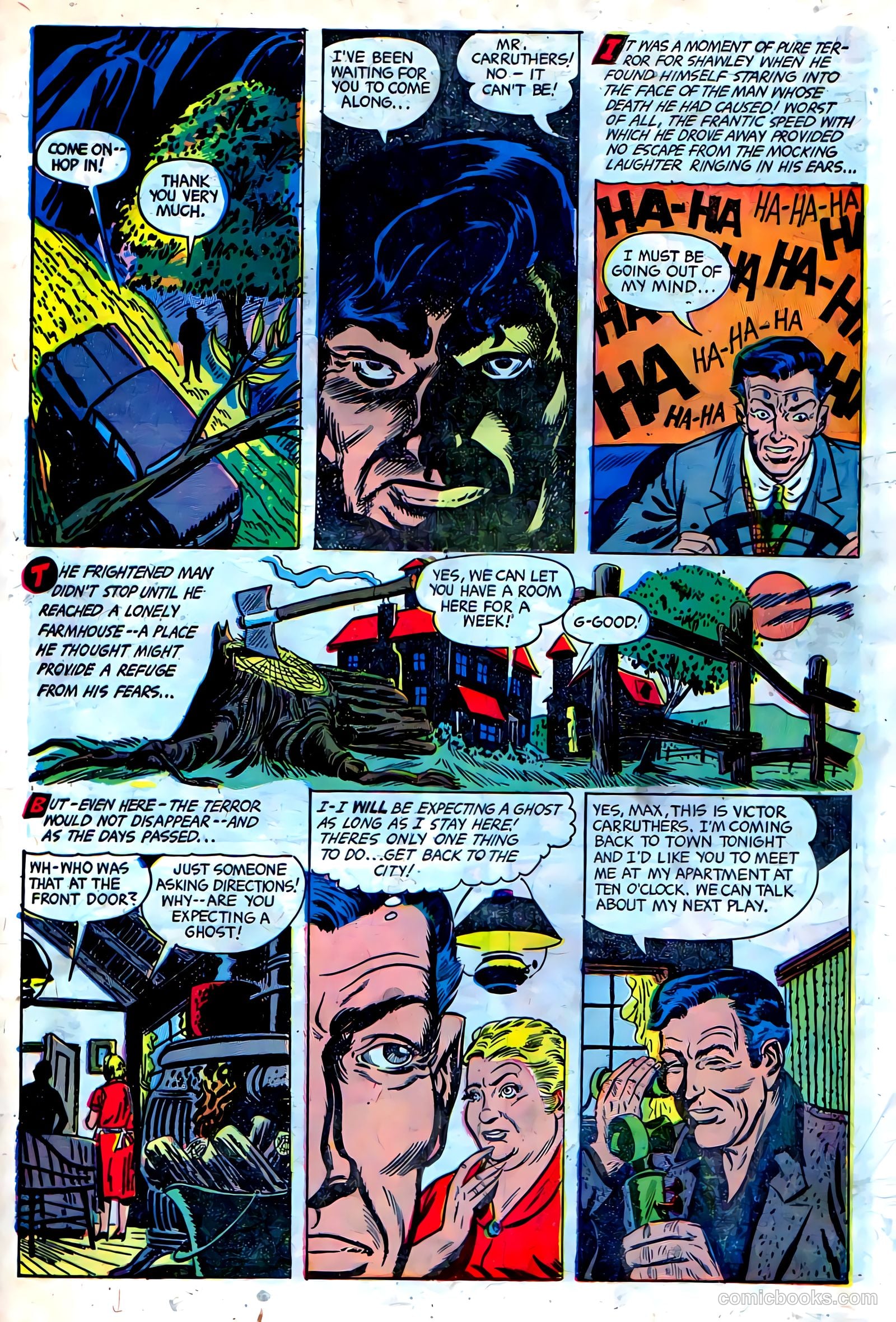 Weird Horrors #9 (1953) — page 21 of 36