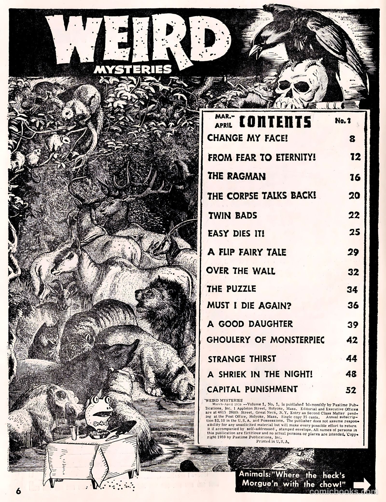 Weird Mysteries #1 (1959) — page 6 of 63