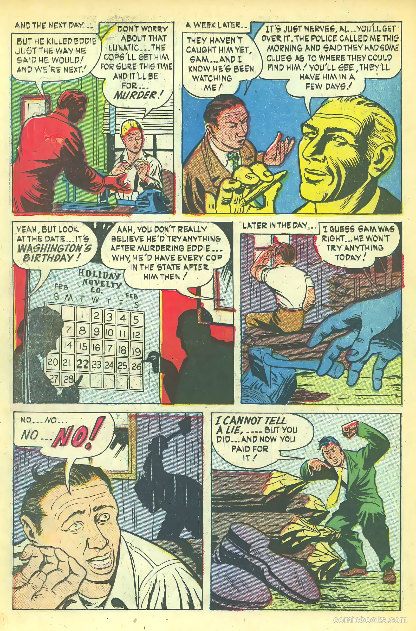 Weird Mysteries #1 (1952) — page 16 of 36