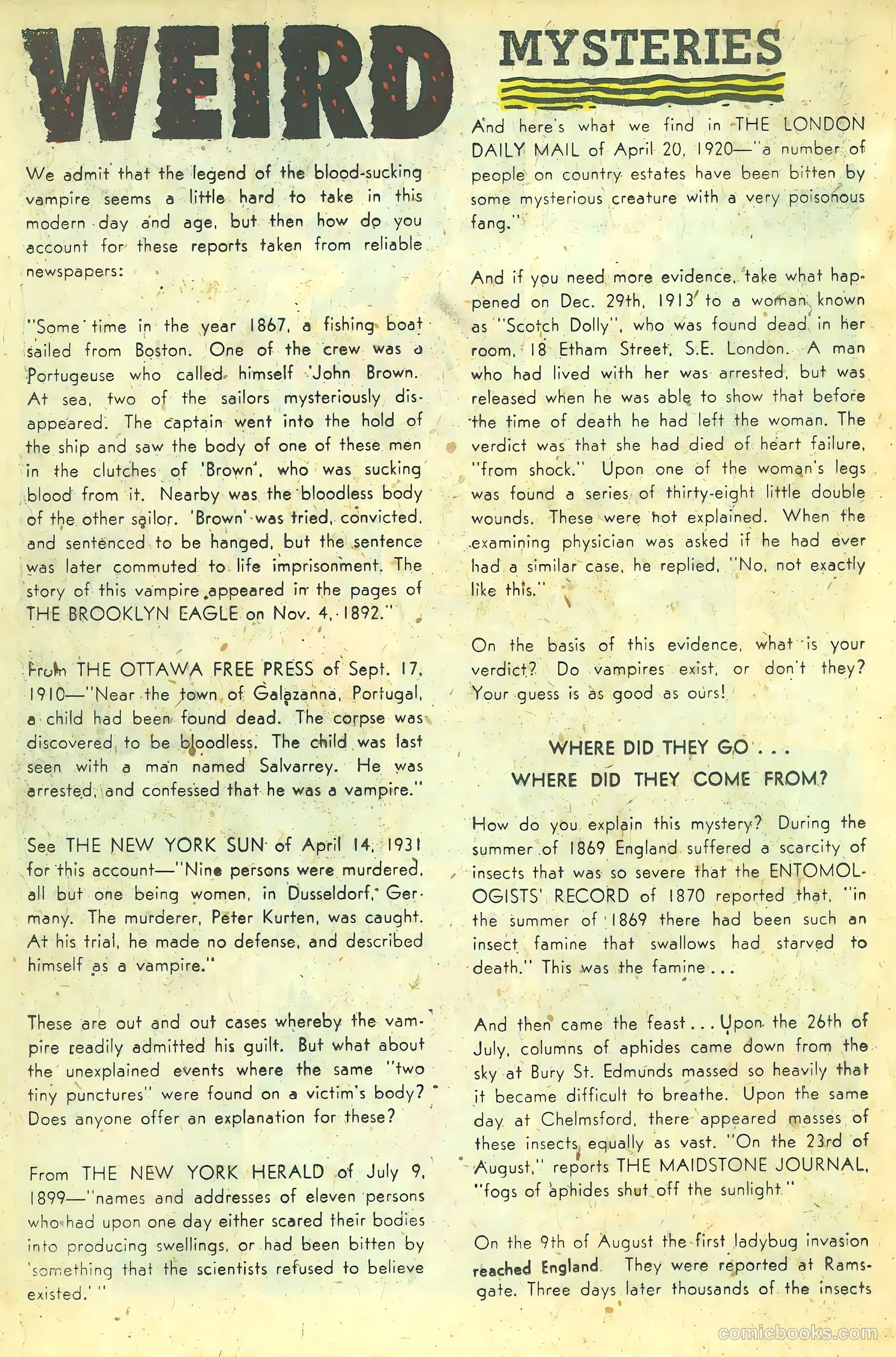 Weird Mysteries #1 (1952) — page 18 of 36